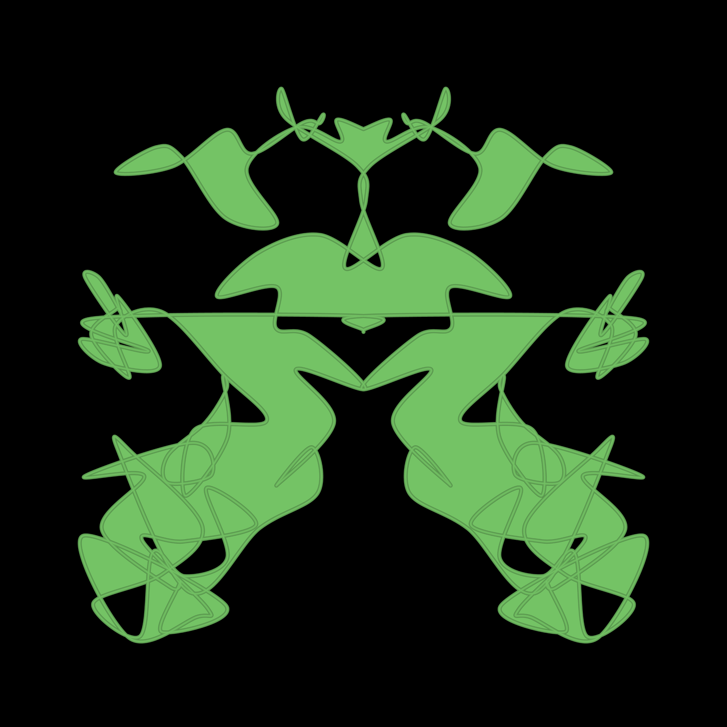 Art Blocks - Art Blocks v2 - Cryptoblots #454 - NFT # 3000454