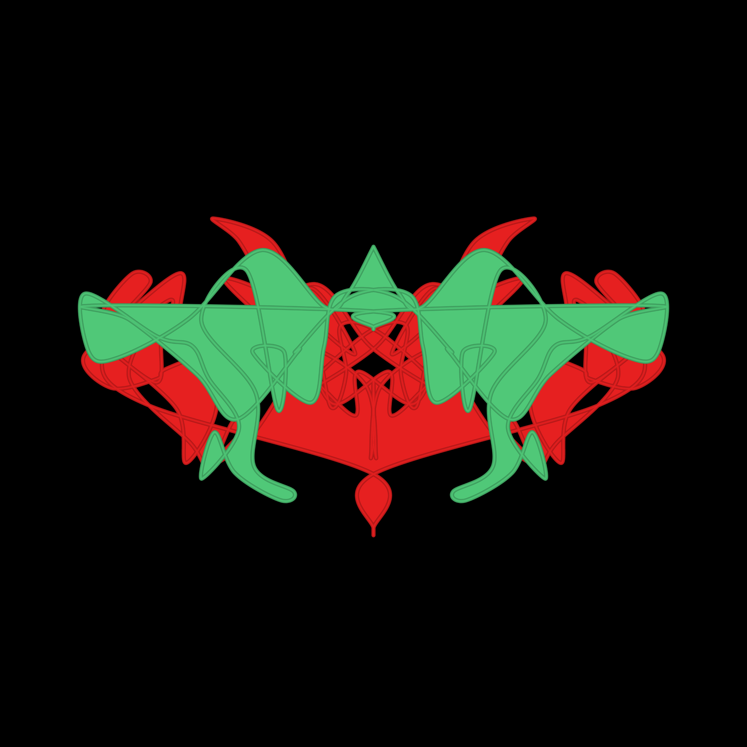 Art Blocks - Art Blocks v2 - Cryptoblots #460 - NFT # 3000460