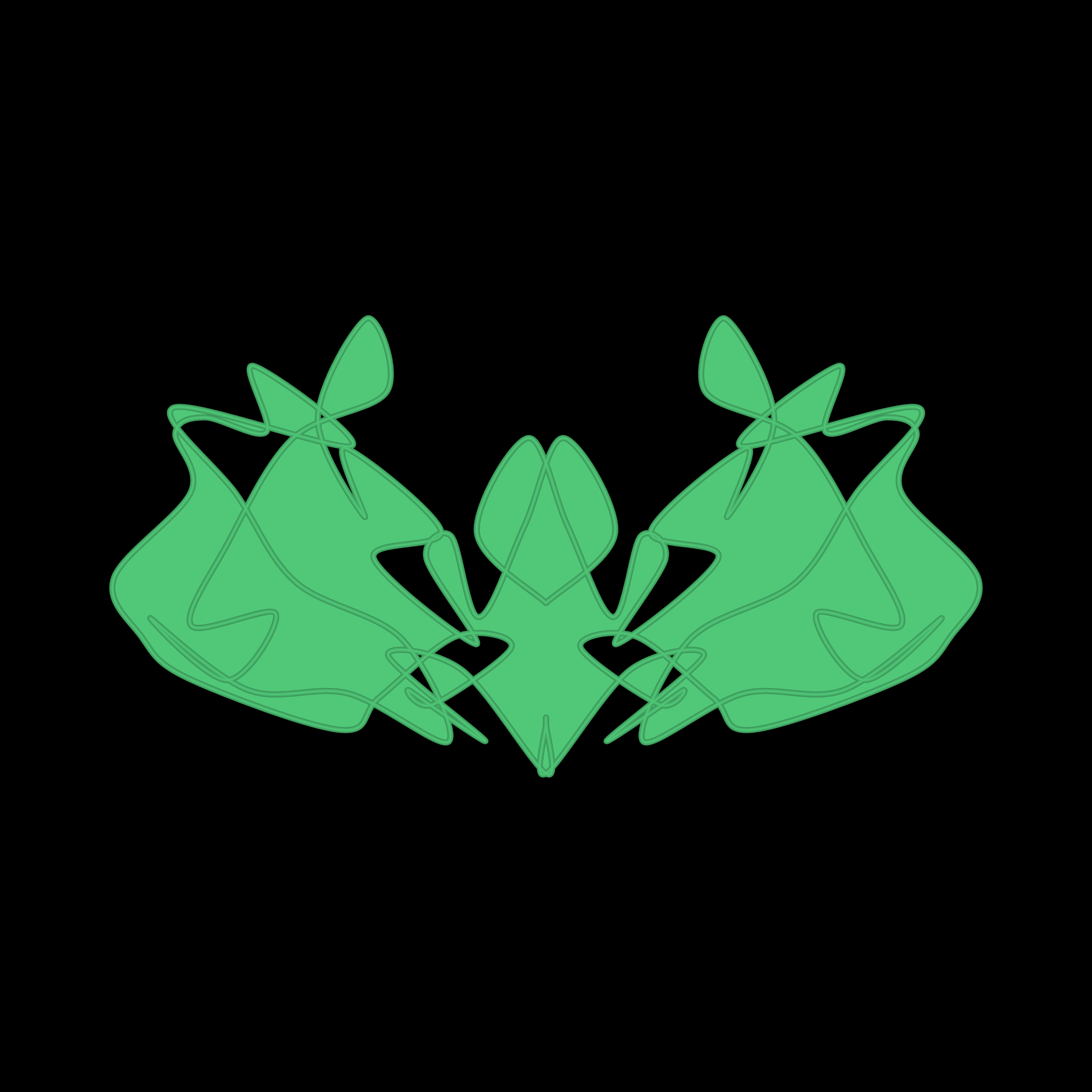 Art Blocks - Art Blocks v2 - Cryptoblots #465 - NFT # 3000465