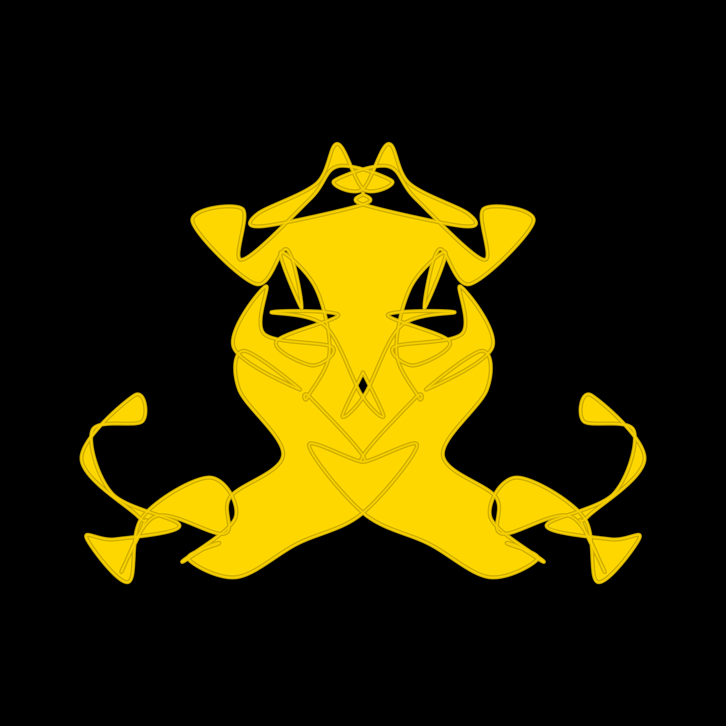 Art Blocks - Art Blocks v2 - Cryptoblots #483 - NFT # 3000483