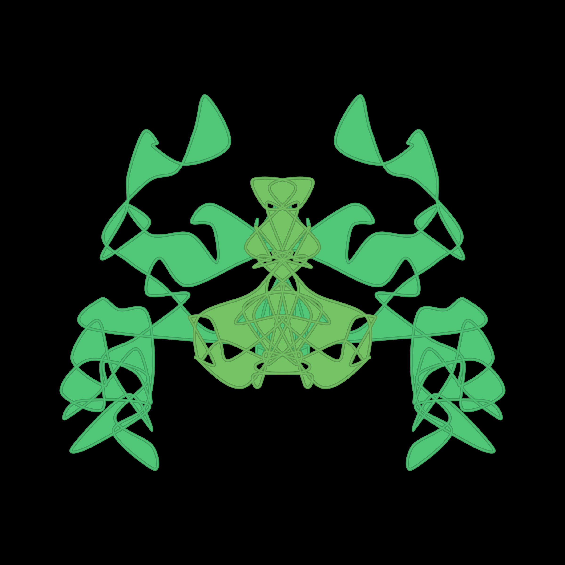 Art Blocks - Art Blocks v2 - Cryptoblots #494 - NFT # 3000494