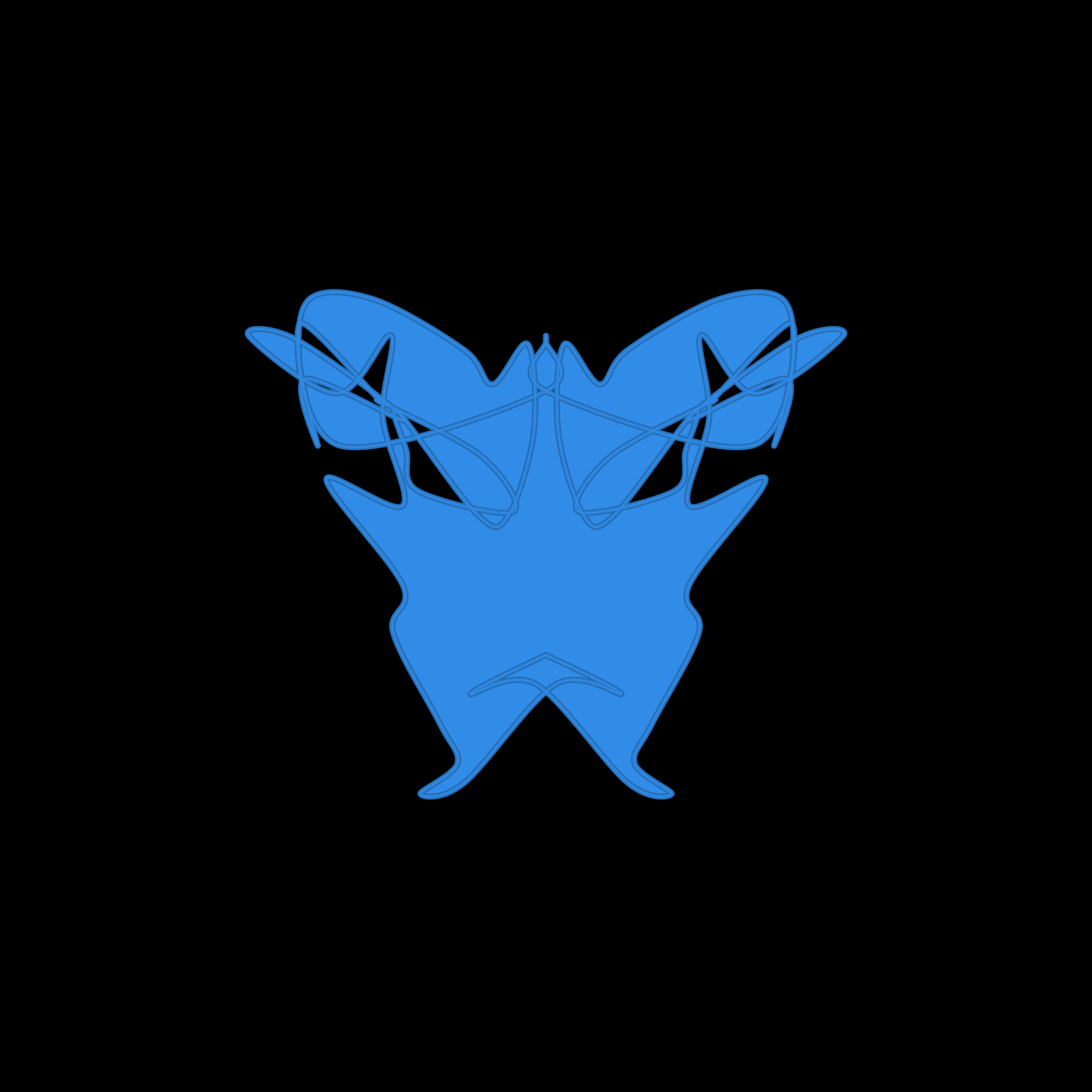 Art Blocks - Art Blocks v2 - Cryptoblots #518 - NFT # 3000518