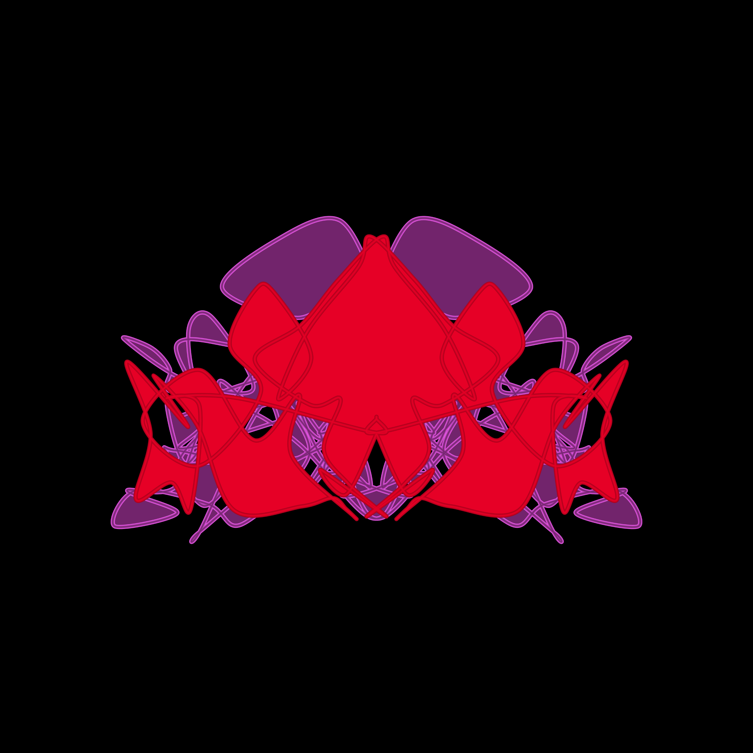 Art Blocks - Art Blocks v2 - Cryptoblots #528 - NFT # 3000528