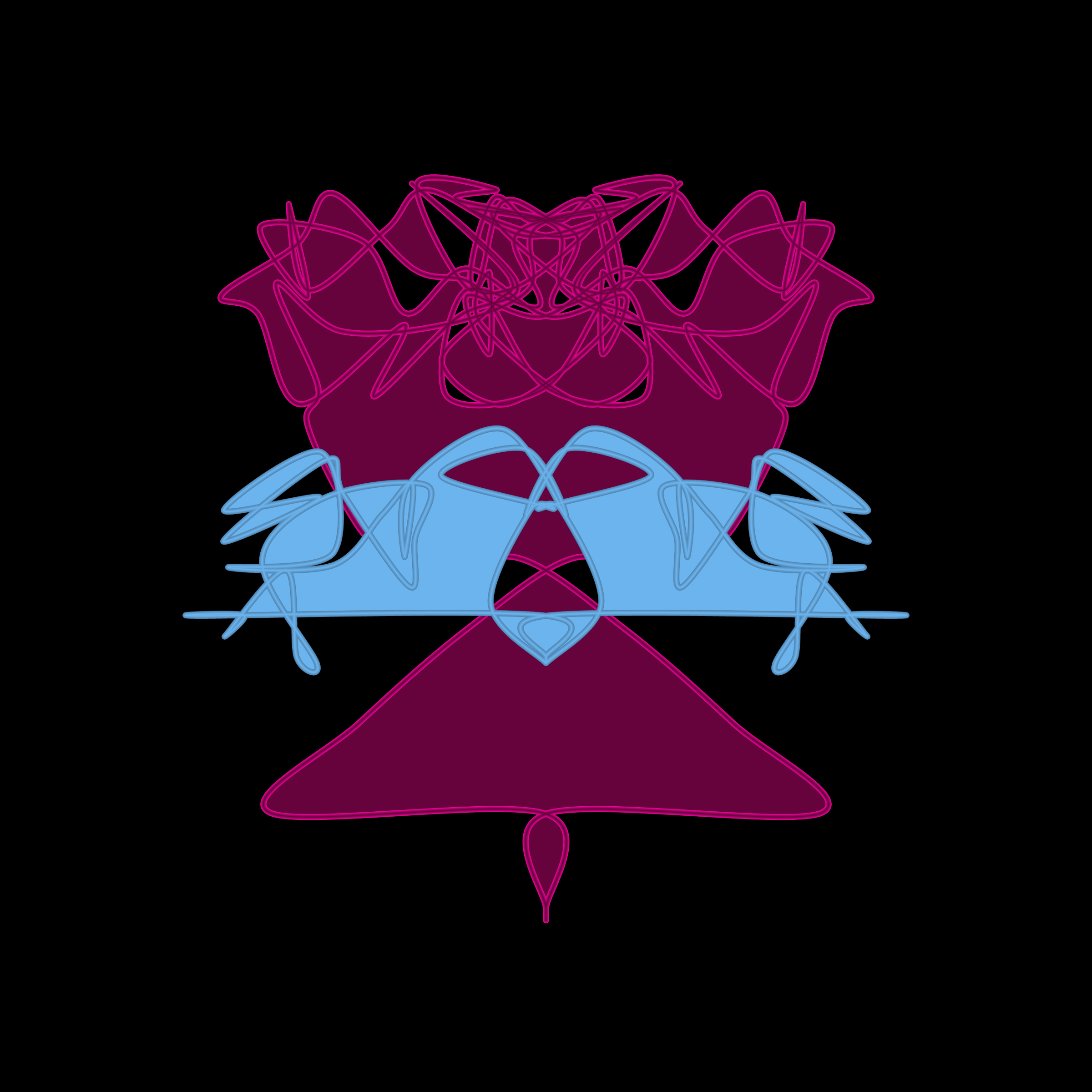 Art Blocks - Art Blocks v2 - Cryptoblots #536 - NFT # 3000536