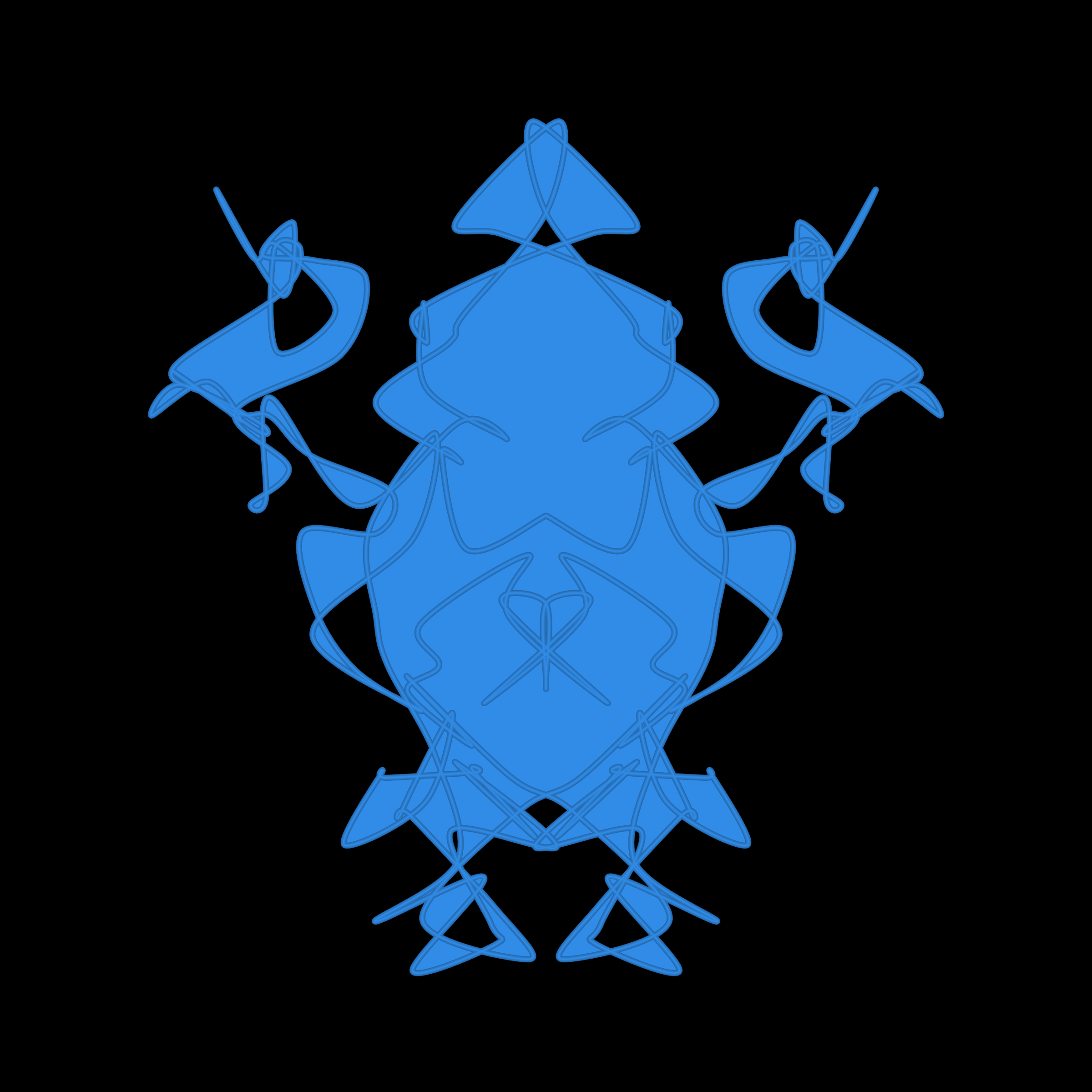 Art Blocks - Art Blocks v2 - Cryptoblots #538 - NFT # 3000538