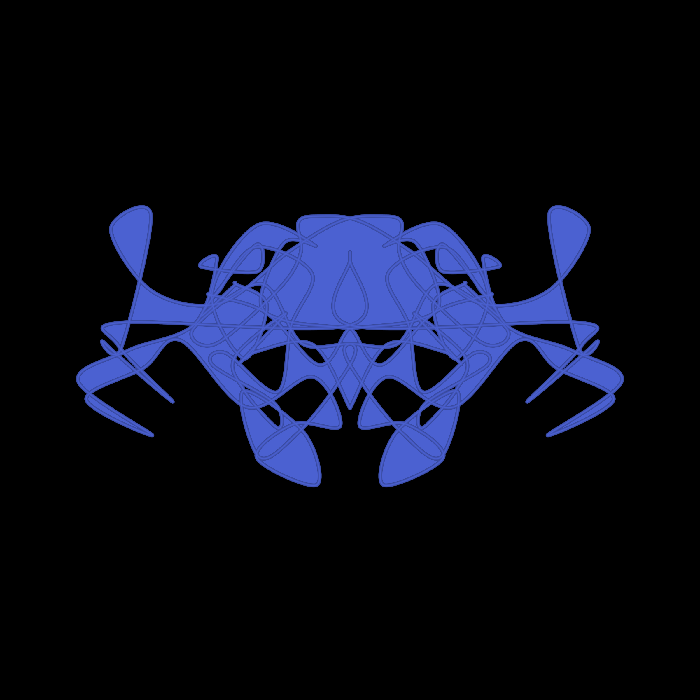 Art Blocks - Art Blocks v2 - Cryptoblots #544 - NFT # 3000544