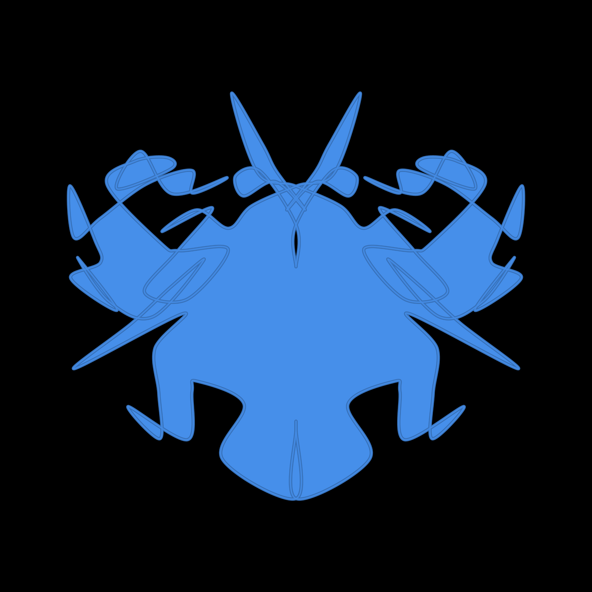 Art Blocks - Art Blocks v2 - Cryptoblots #548 - NFT # 3000548