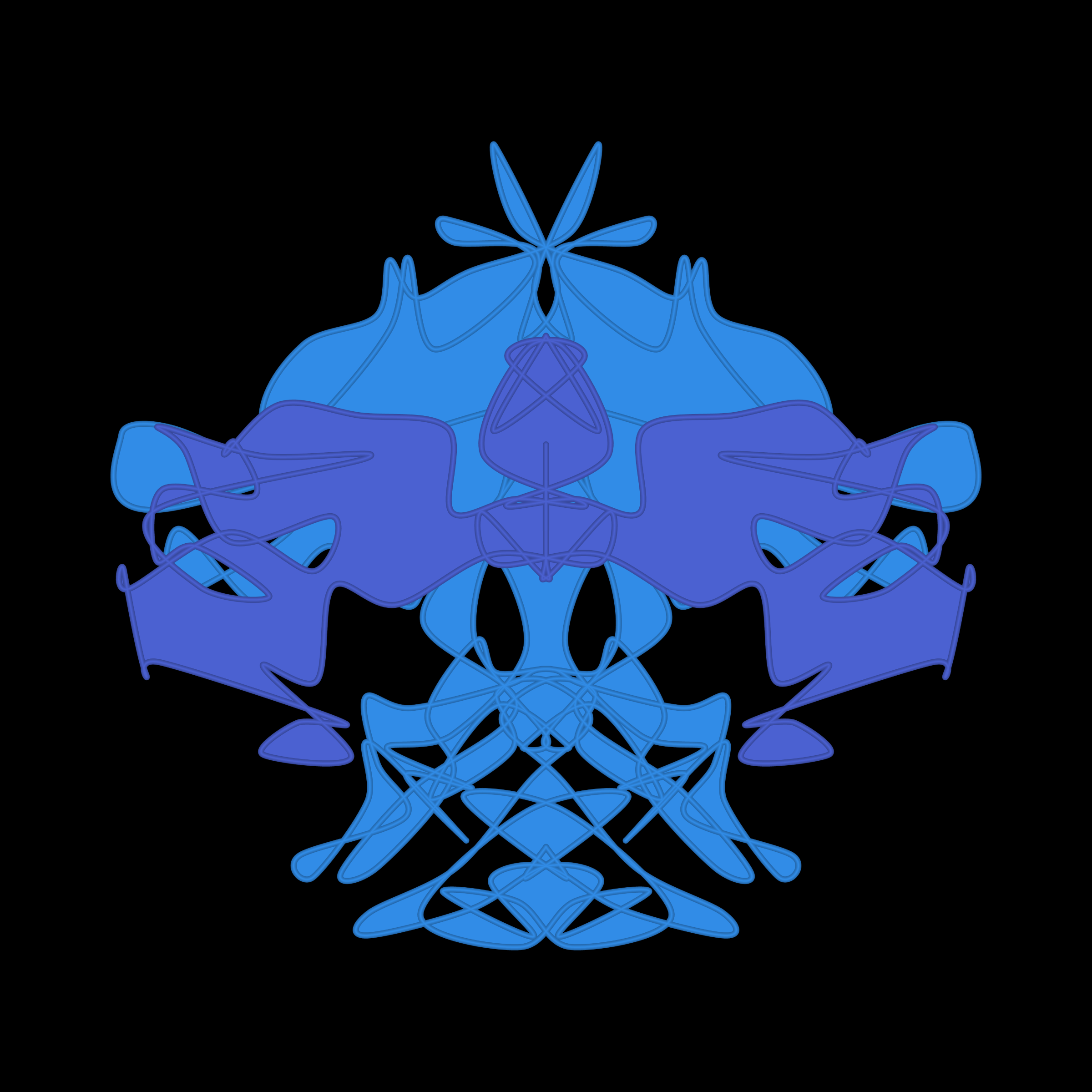 Art Blocks - Art Blocks v2 - Cryptoblots #551 - NFT # 3000551