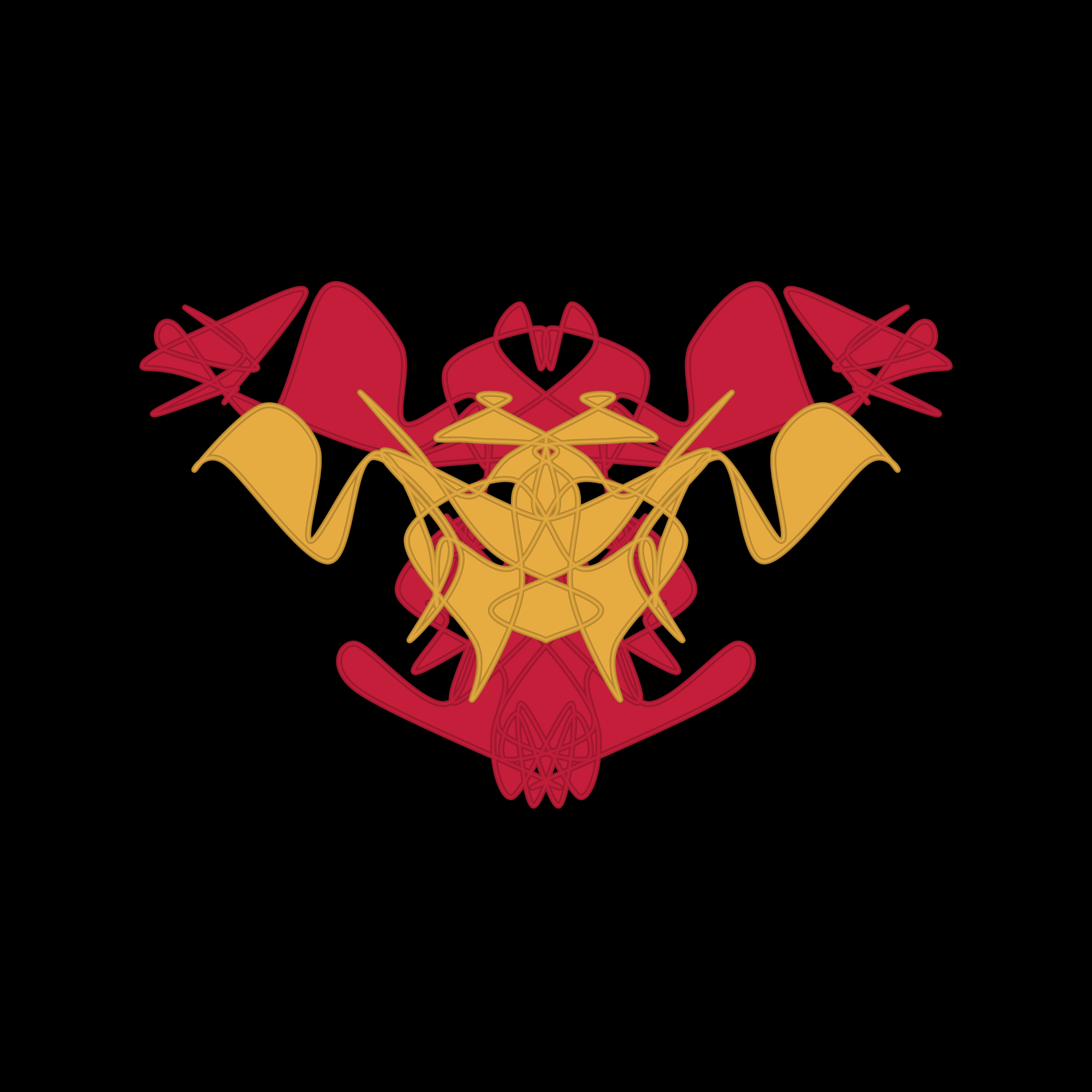 Art Blocks - Art Blocks v2 - Cryptoblots #552 - NFT # 3000552