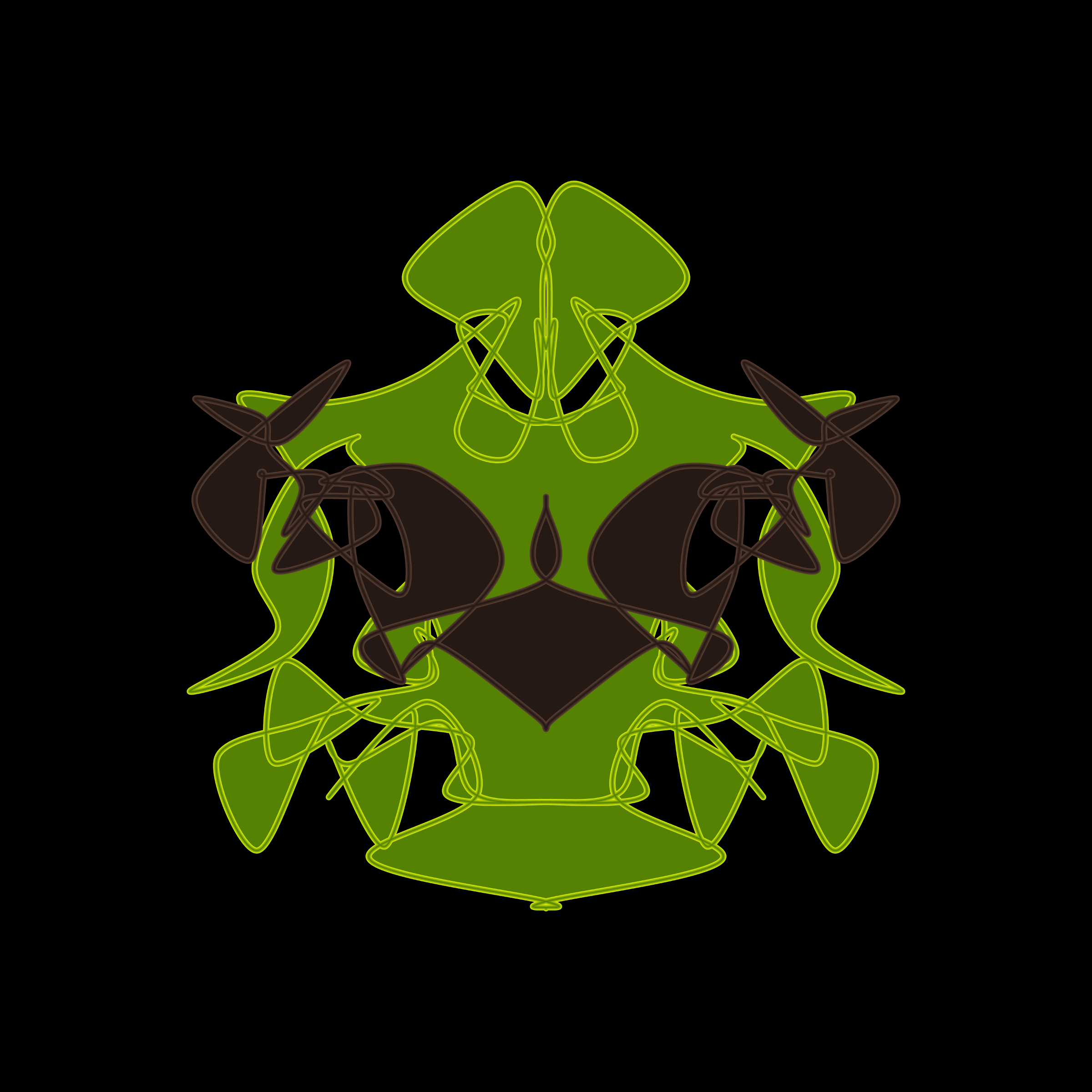 Art Blocks - Art Blocks v2 - Cryptoblots #553 - NFT # 3000553