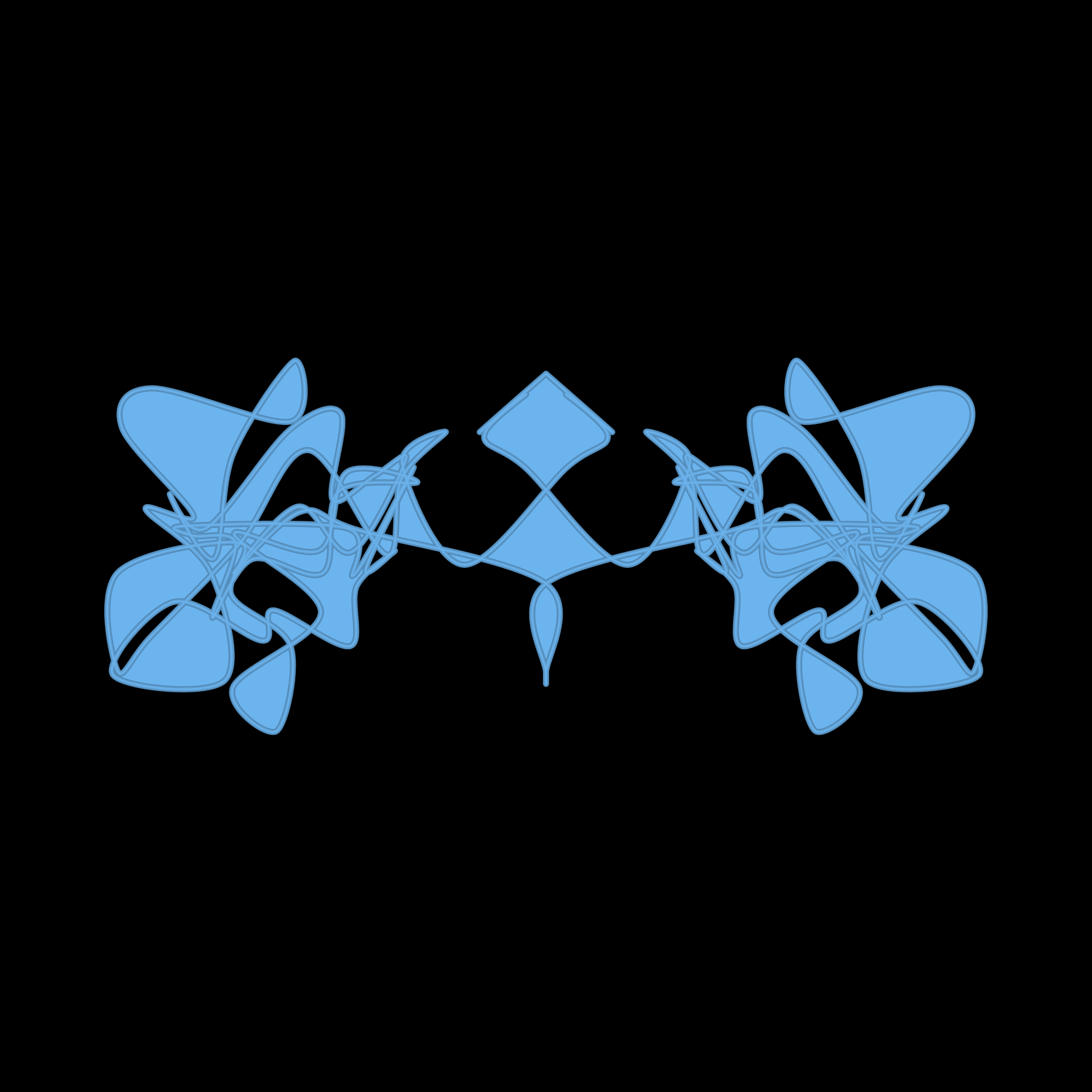 Art Blocks - Art Blocks v2 - Cryptoblots #555 - NFT # 3000555