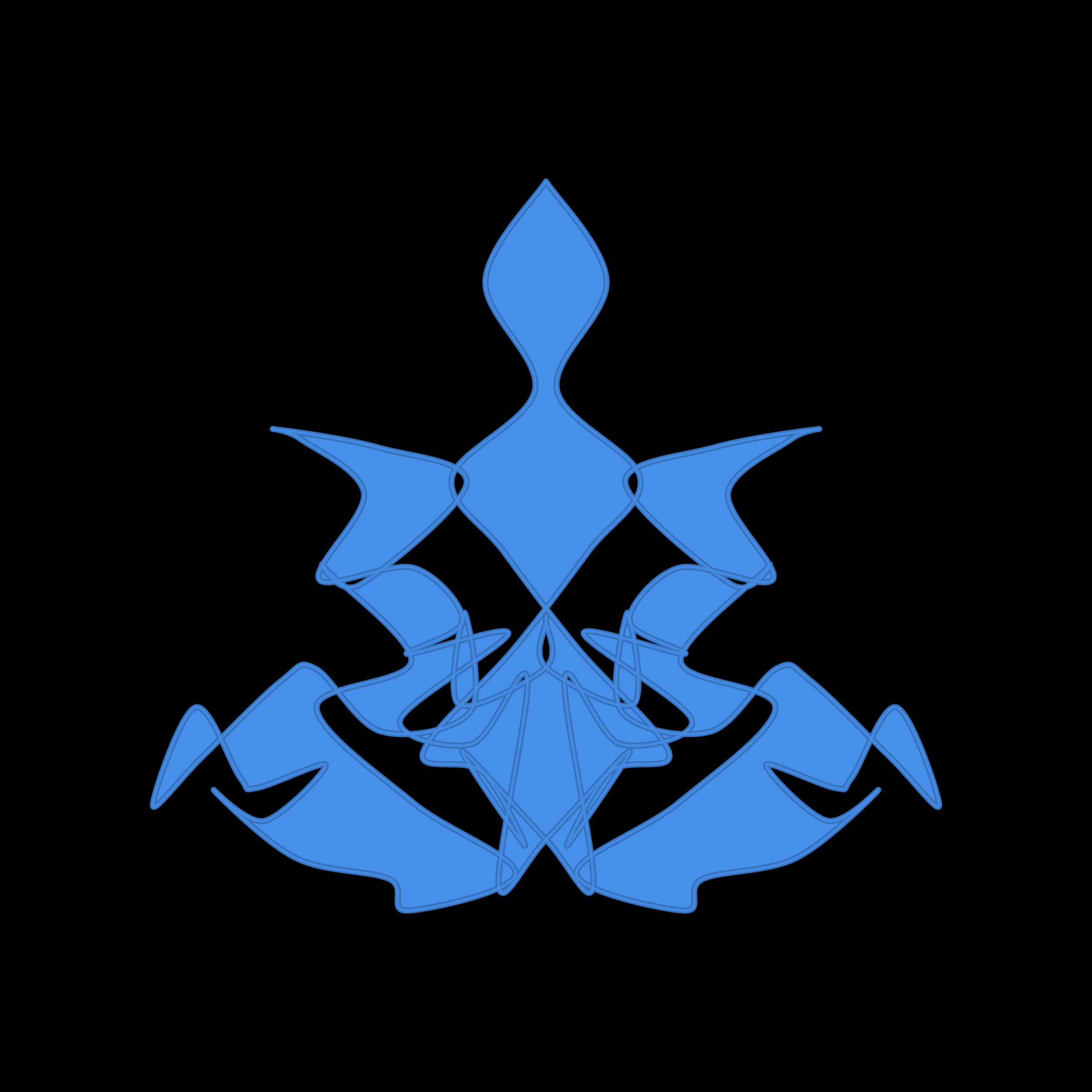 Art Blocks - Art Blocks v2 - Cryptoblots #558 - NFT # 3000558