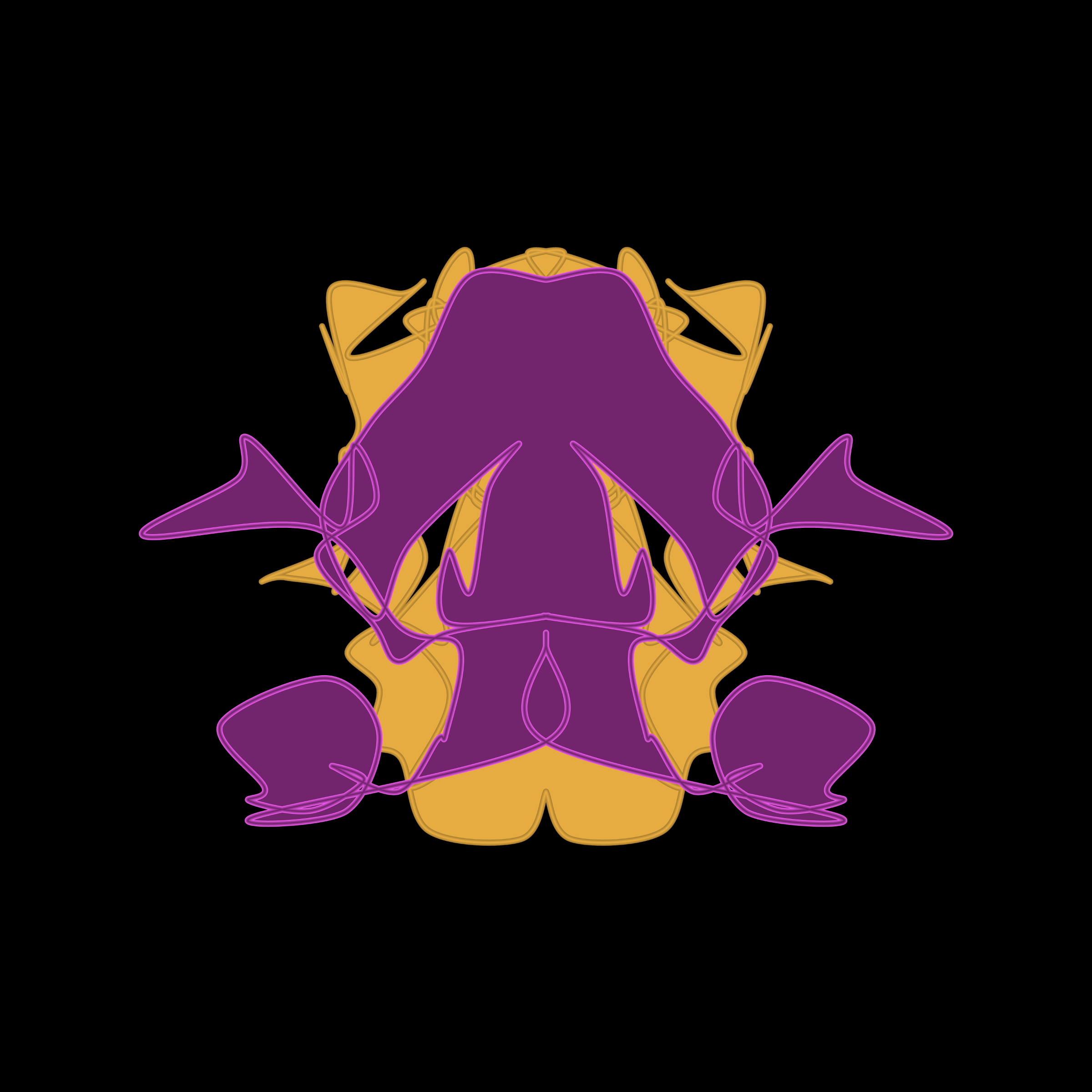 Art Blocks - Art Blocks v2 - Cryptoblots #564 - NFT # 3000564