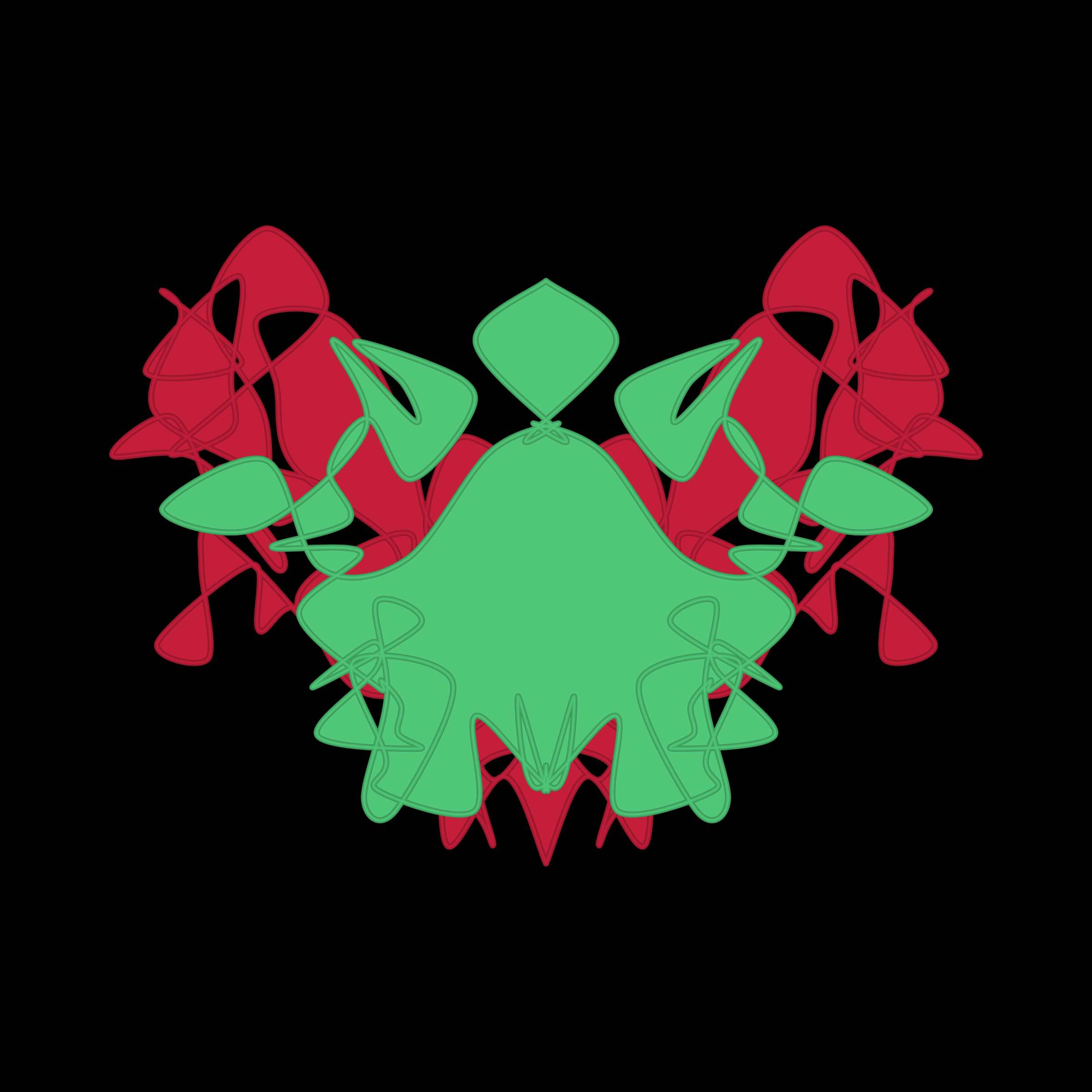 Art Blocks - Art Blocks v2 - Cryptoblots #569 - NFT # 3000569