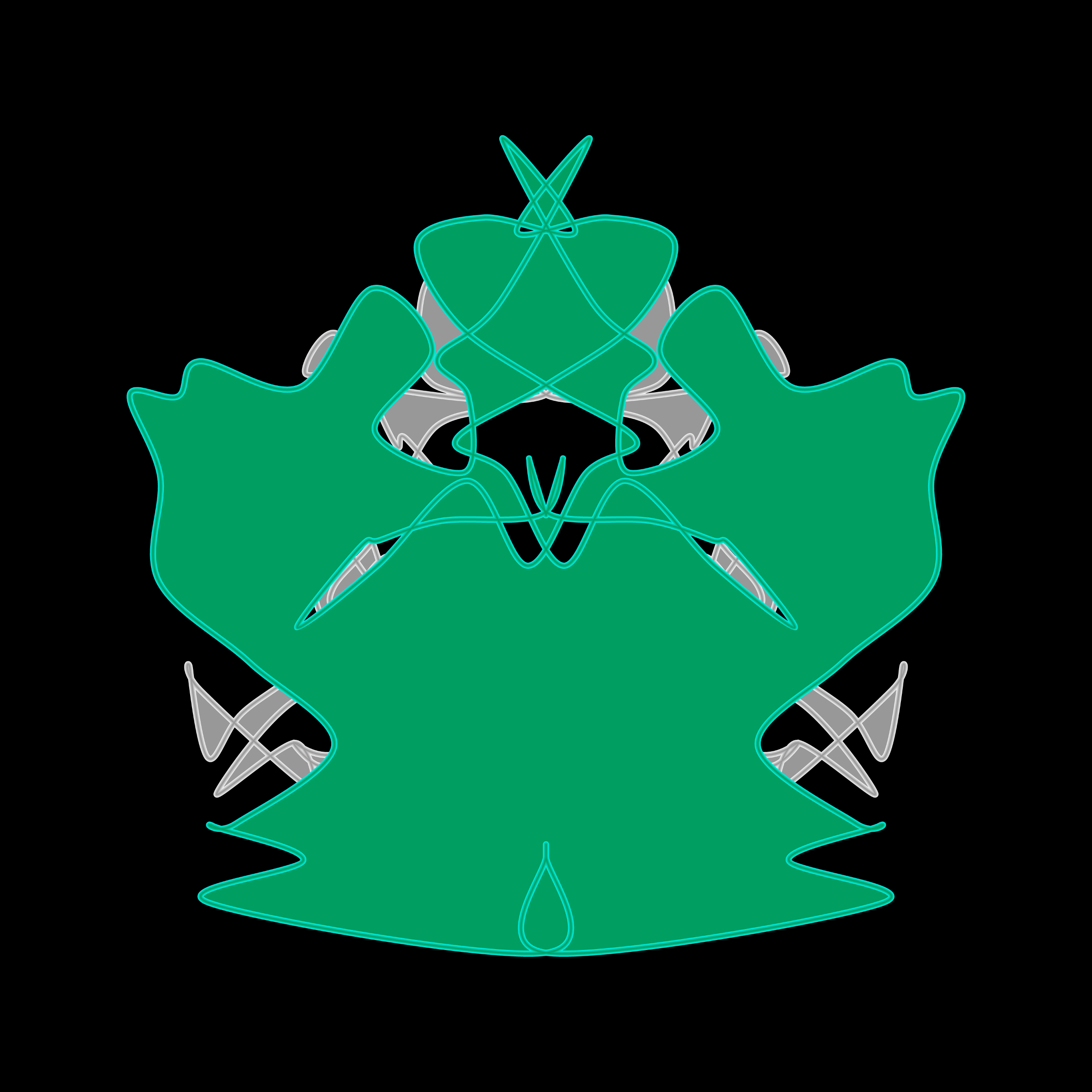 Art Blocks - Art Blocks v2 - Cryptoblots #575 - NFT # 3000575