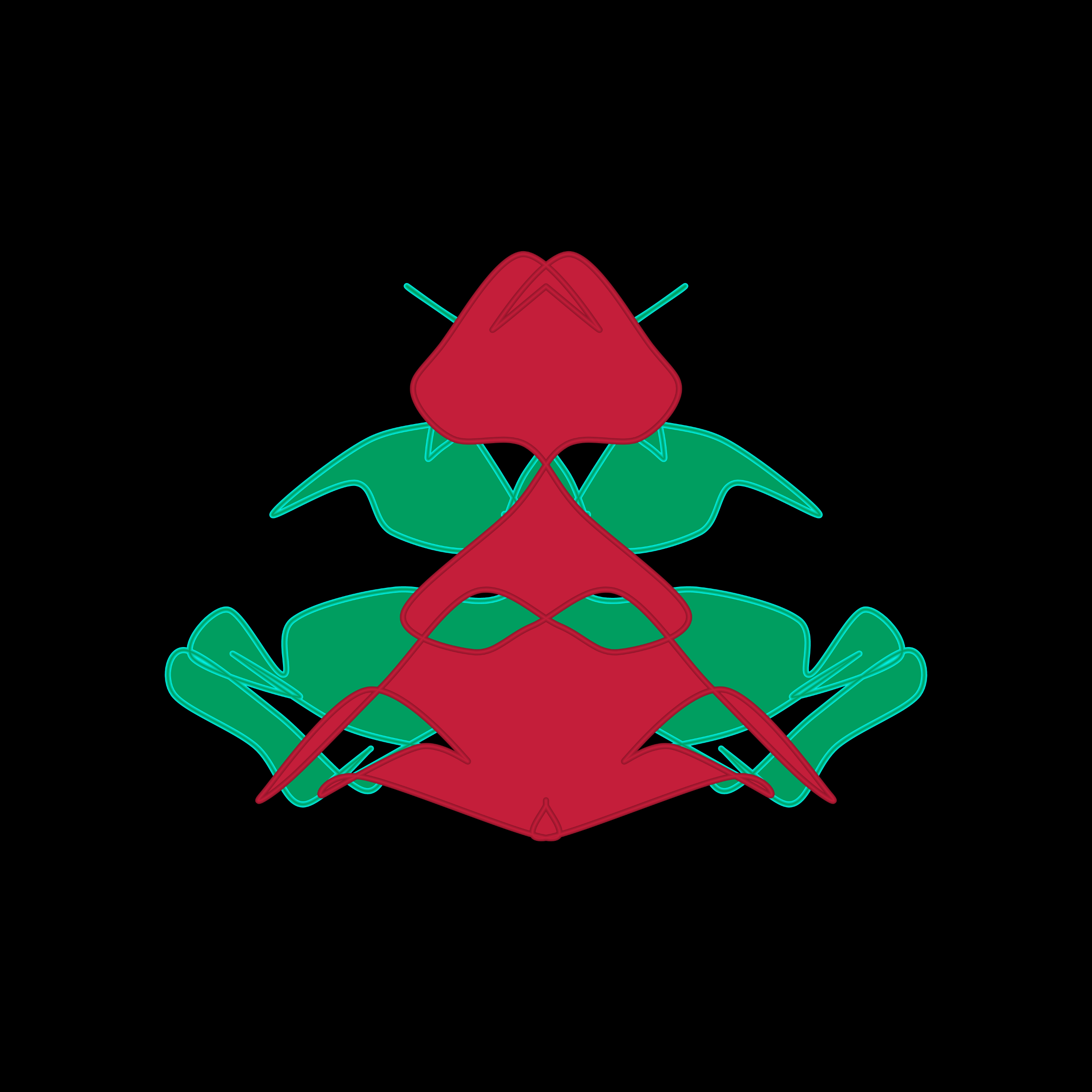 Art Blocks - Art Blocks v2 - Cryptoblots #578 - NFT # 3000578