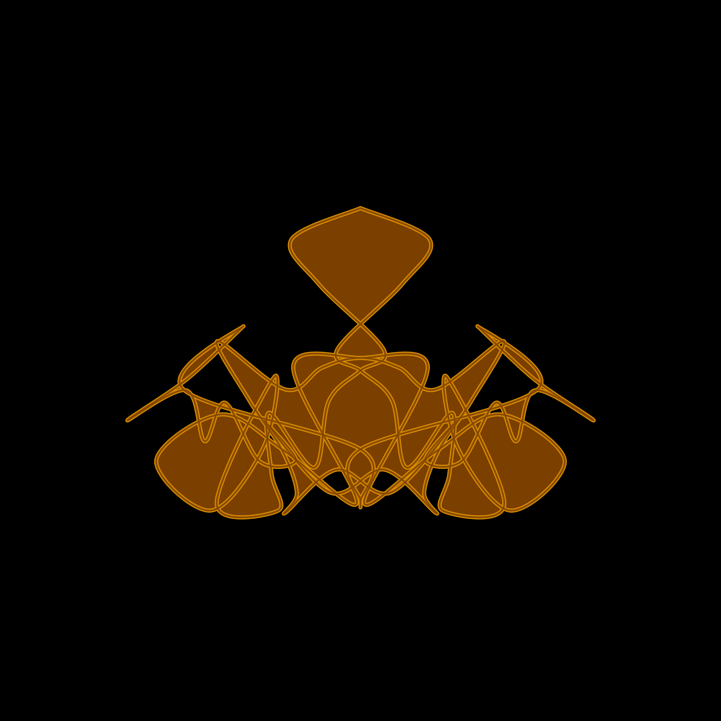 Art Blocks - Art Blocks v2 - Cryptoblots #580 - NFT # 3000580