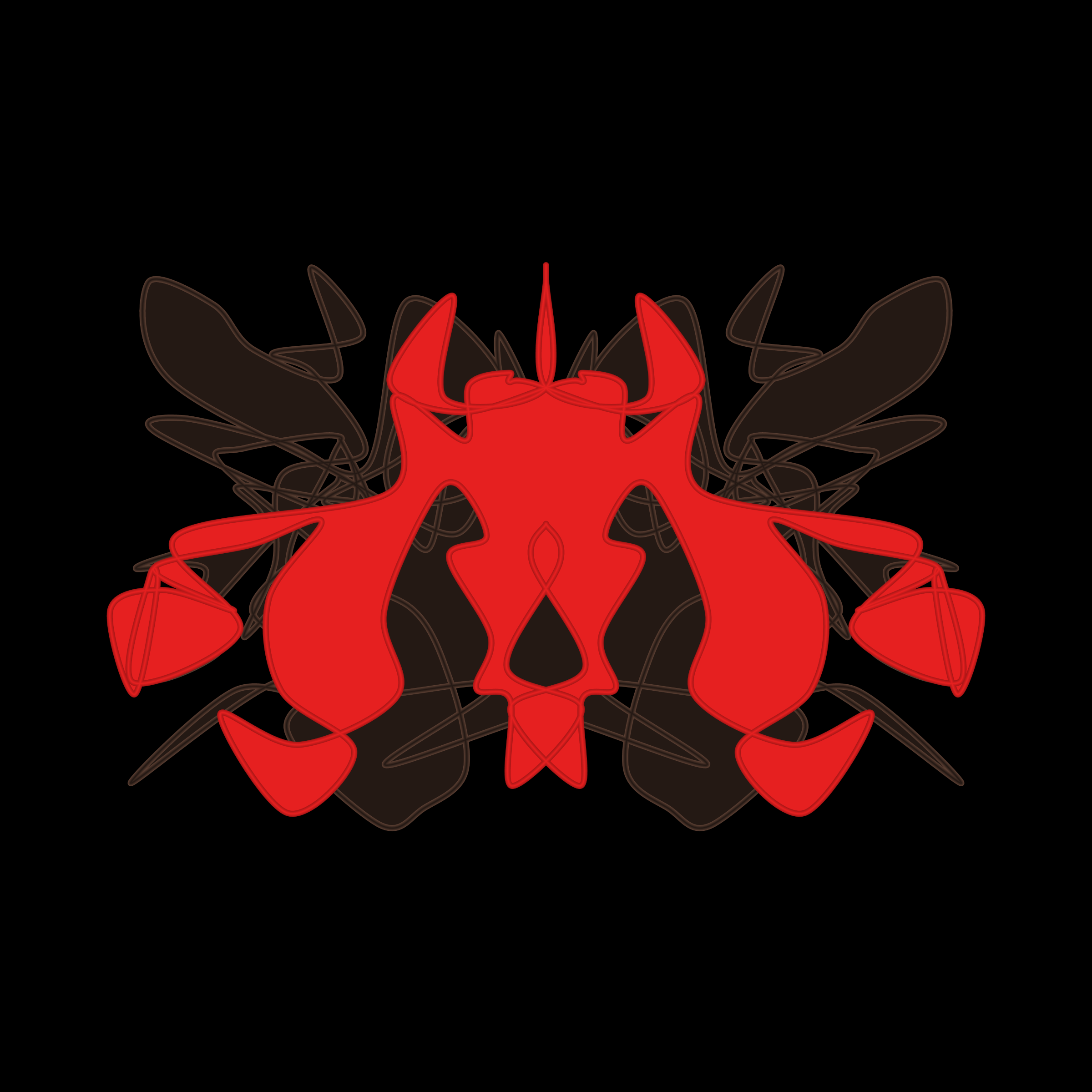 Art Blocks - Art Blocks v2 - Cryptoblots #588 - NFT # 3000588