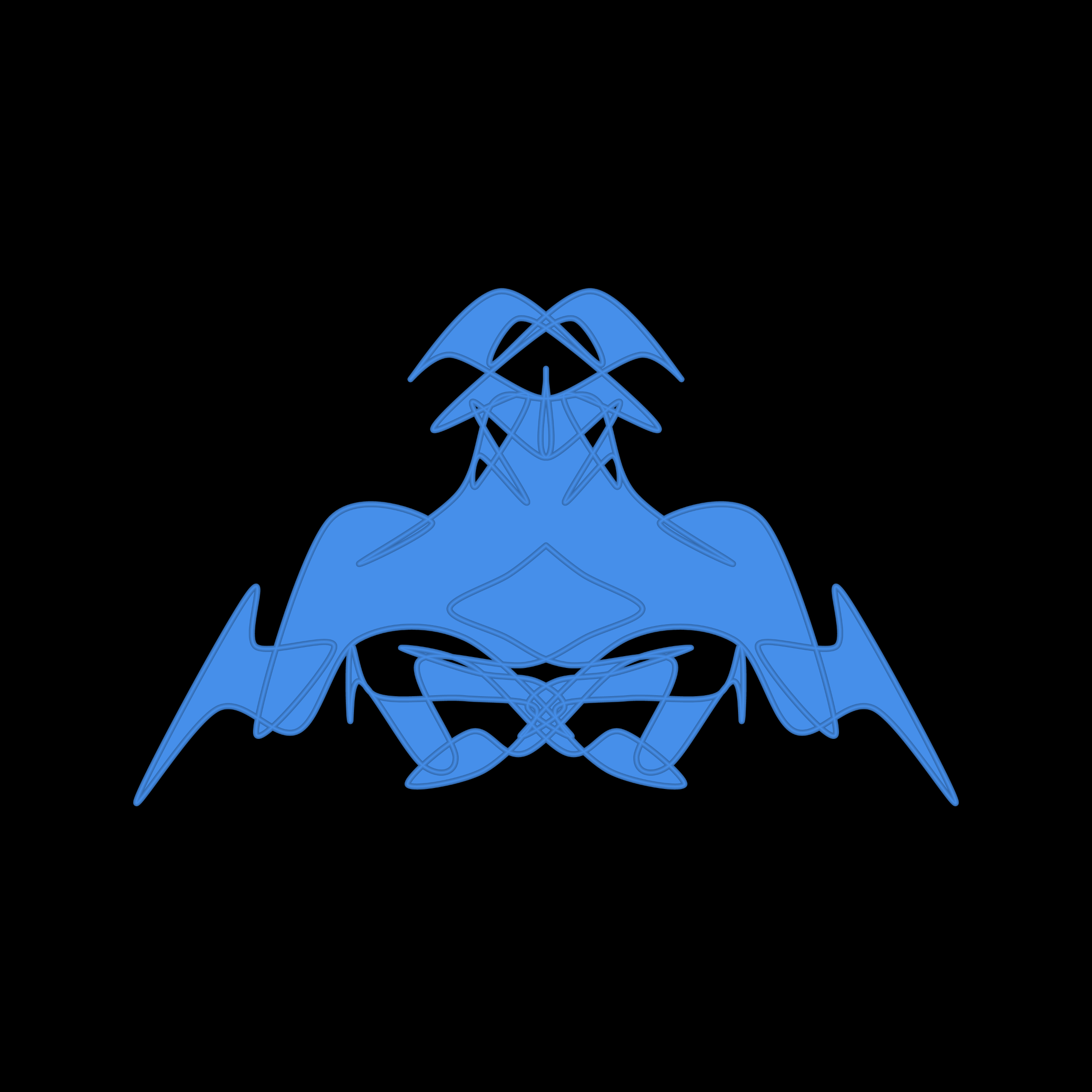 Art Blocks - Art Blocks v2 - Cryptoblots #592 - NFT # 3000592