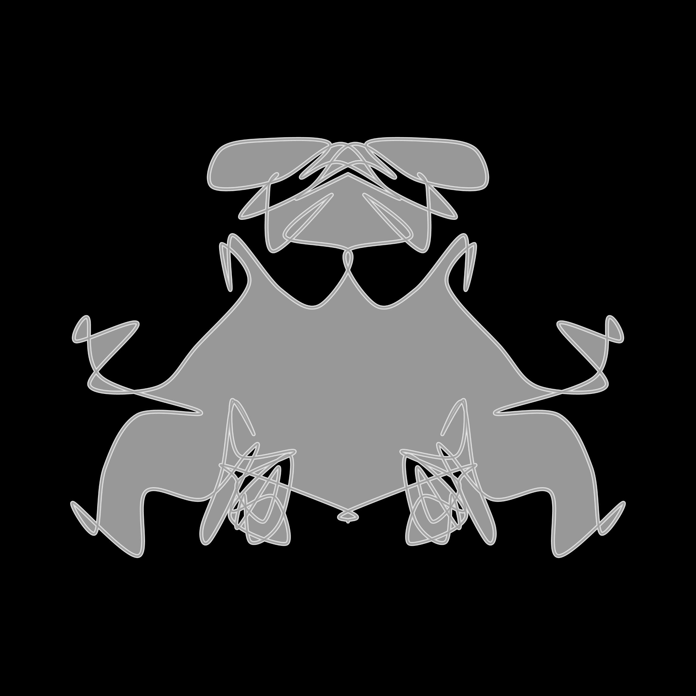 Art Blocks - Art Blocks v2 - Cryptoblots #596 - NFT # 3000596