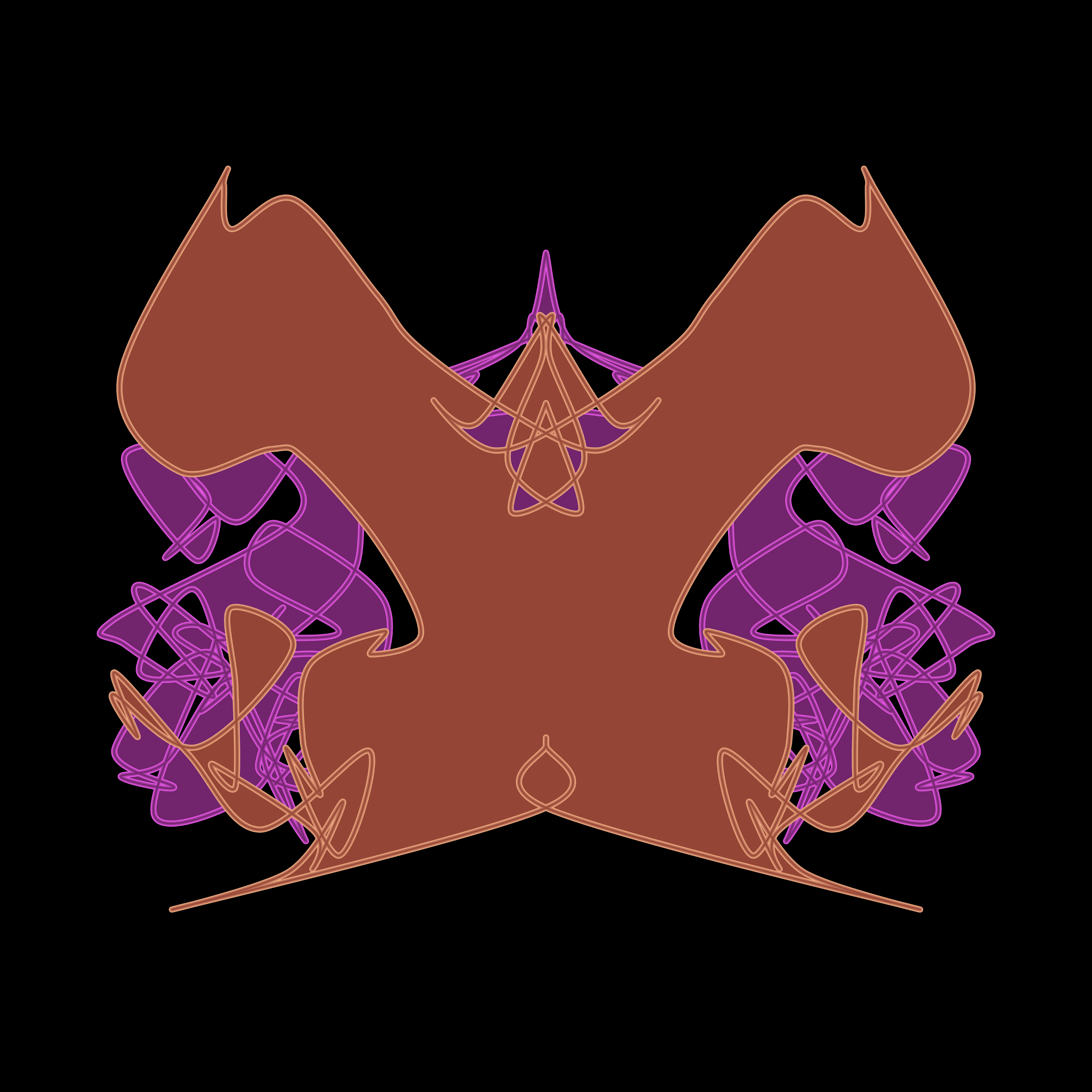 Art Blocks - Art Blocks v2 - Cryptoblots #599 - NFT # 3000599