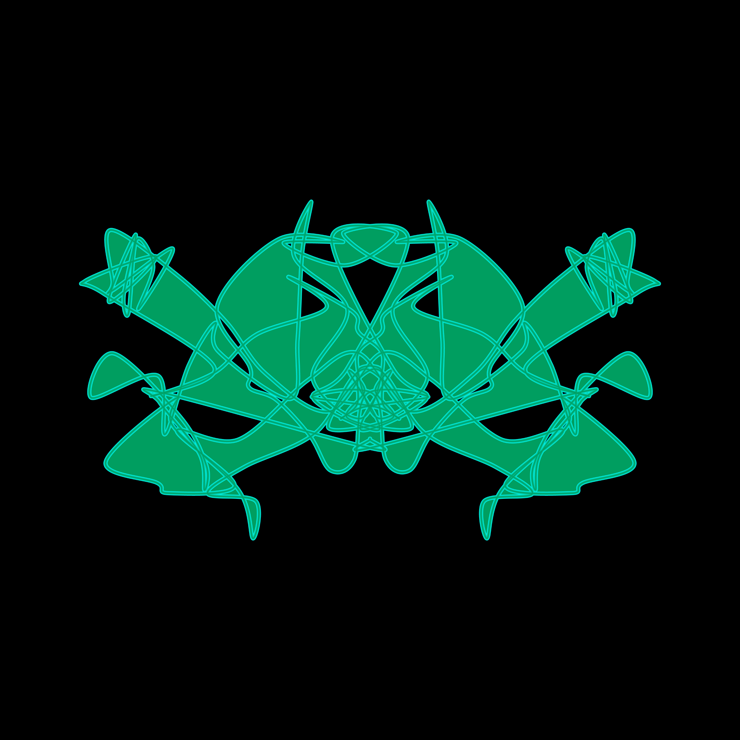 Art Blocks - Art Blocks v2 - Cryptoblots #604 - NFT # 3000604