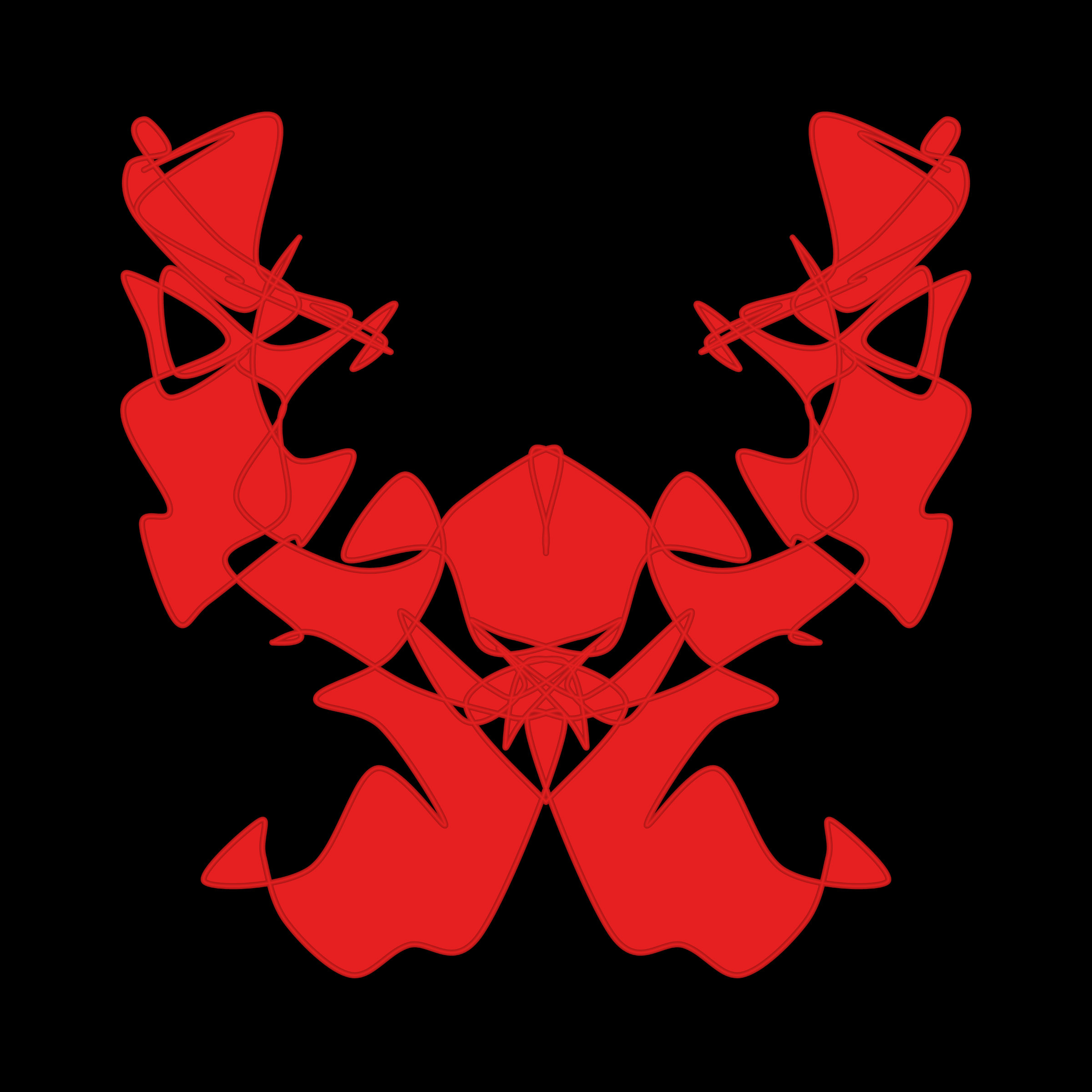 Art Blocks - Art Blocks v2 - Cryptoblots #605 - NFT # 3000605