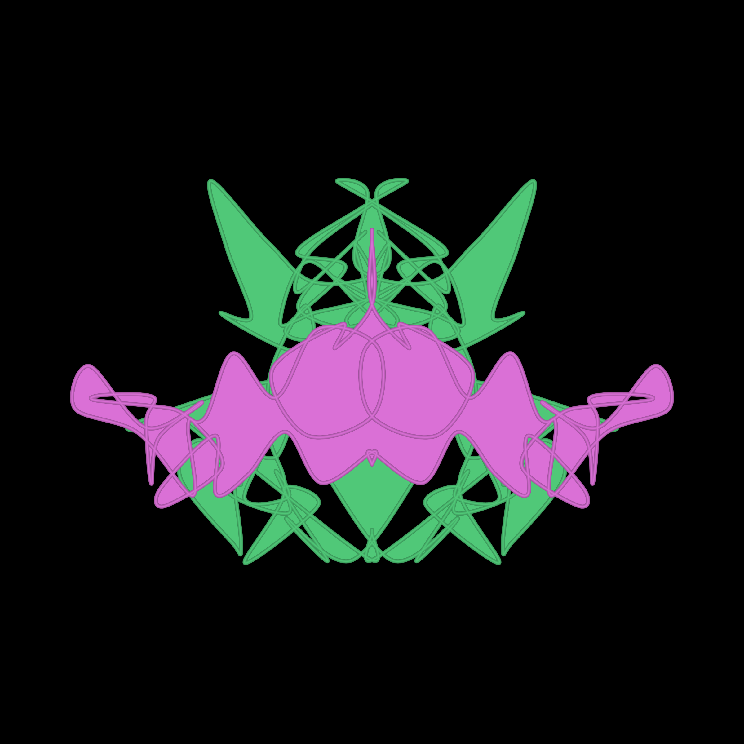 Art Blocks - Art Blocks v2 - Cryptoblots #606 - NFT # 3000606