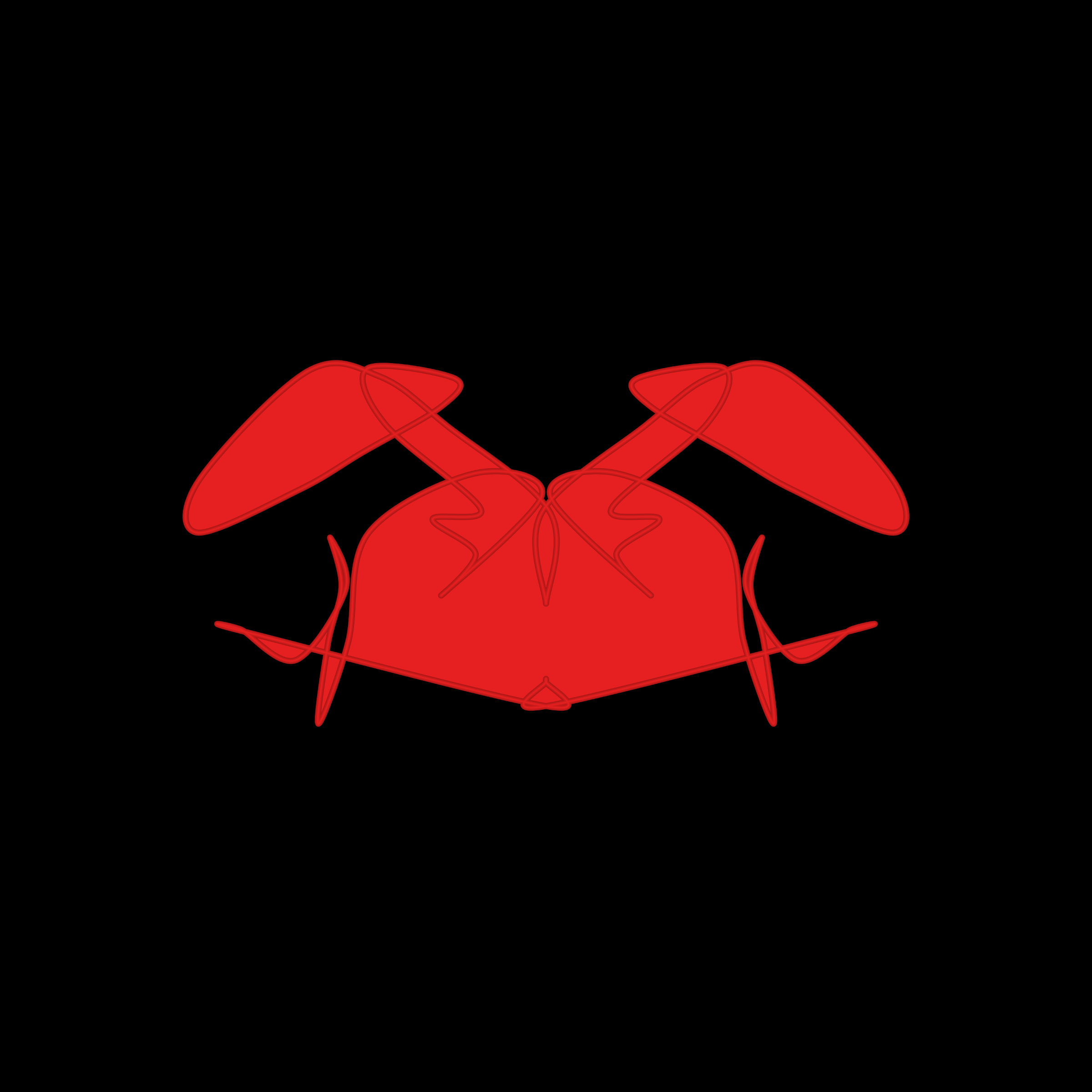 Art Blocks - Art Blocks v2 - Cryptoblots #607 - NFT # 3000607