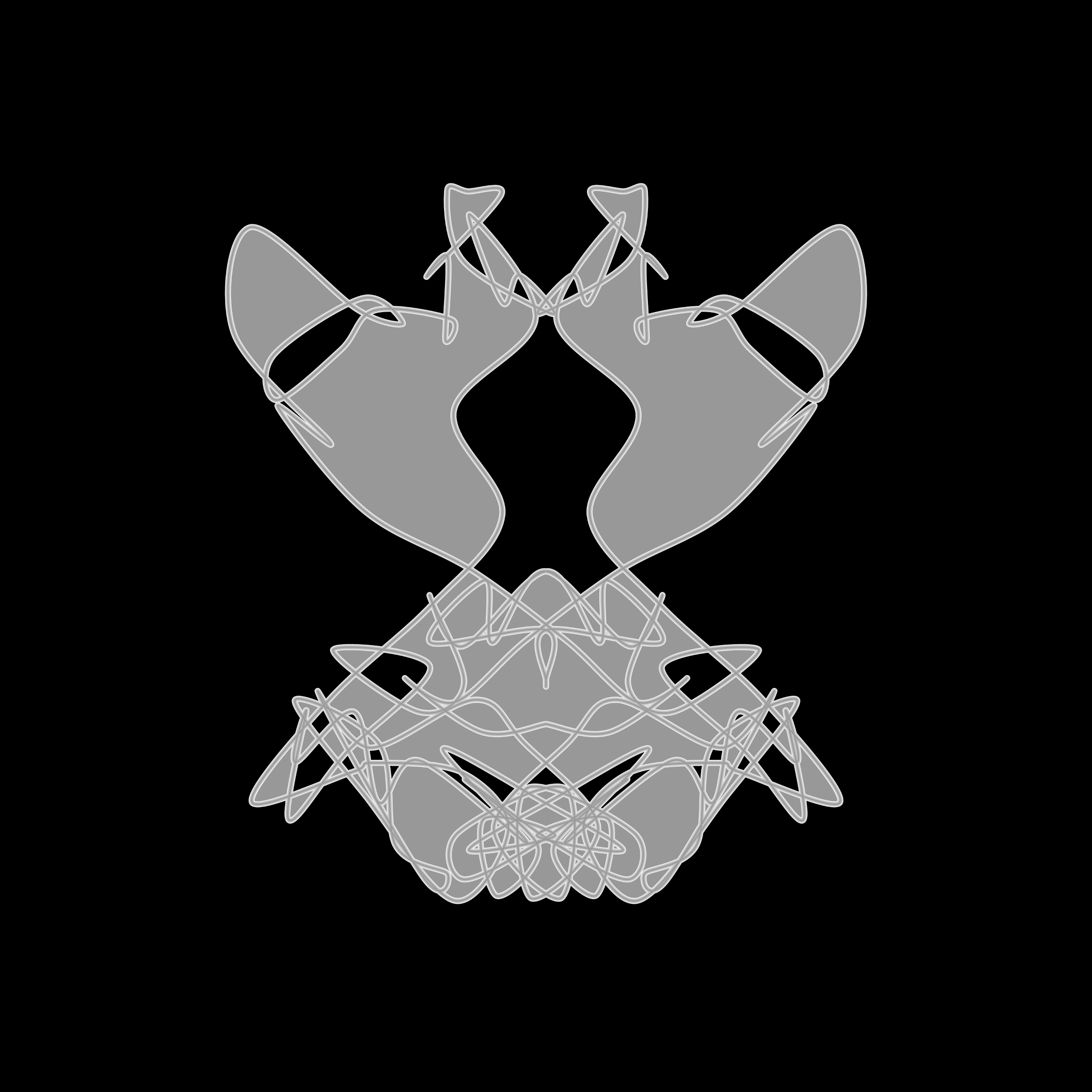 Art Blocks - Art Blocks v2 - Cryptoblots #608 - NFT # 3000608