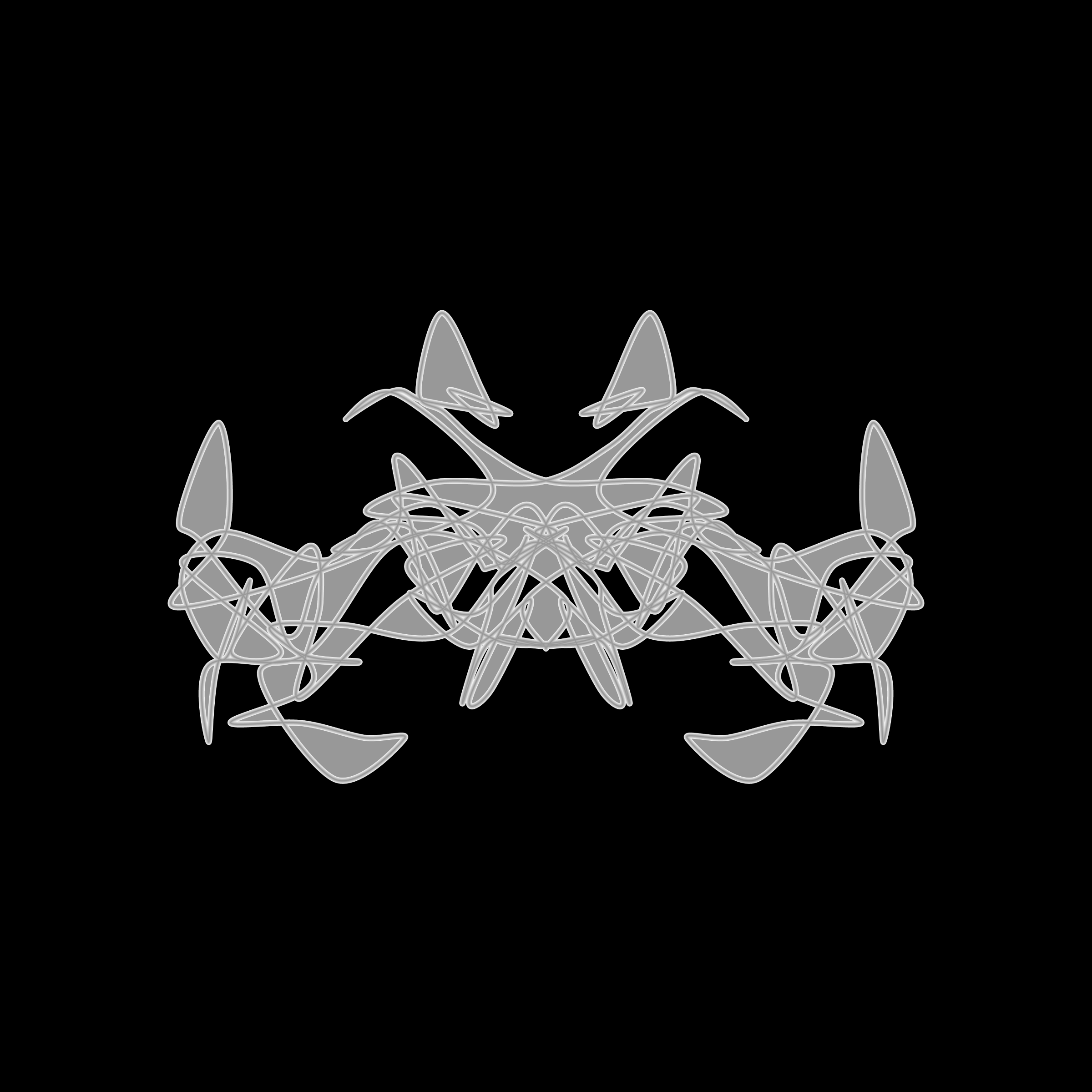 Art Blocks - Art Blocks v2 - Cryptoblots #609 - NFT # 3000609