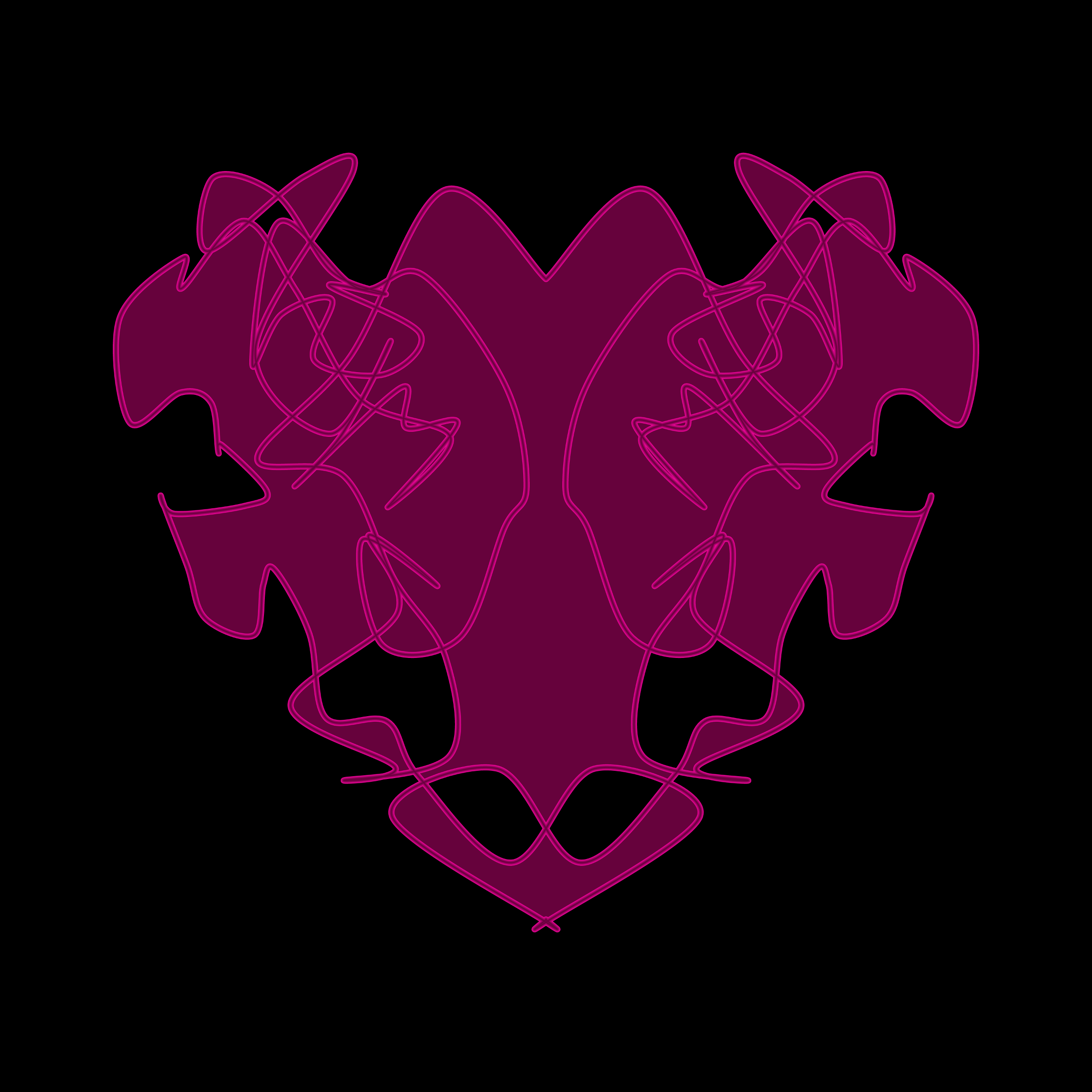 Art Blocks - Art Blocks v2 - Cryptoblots #611 - NFT # 3000611