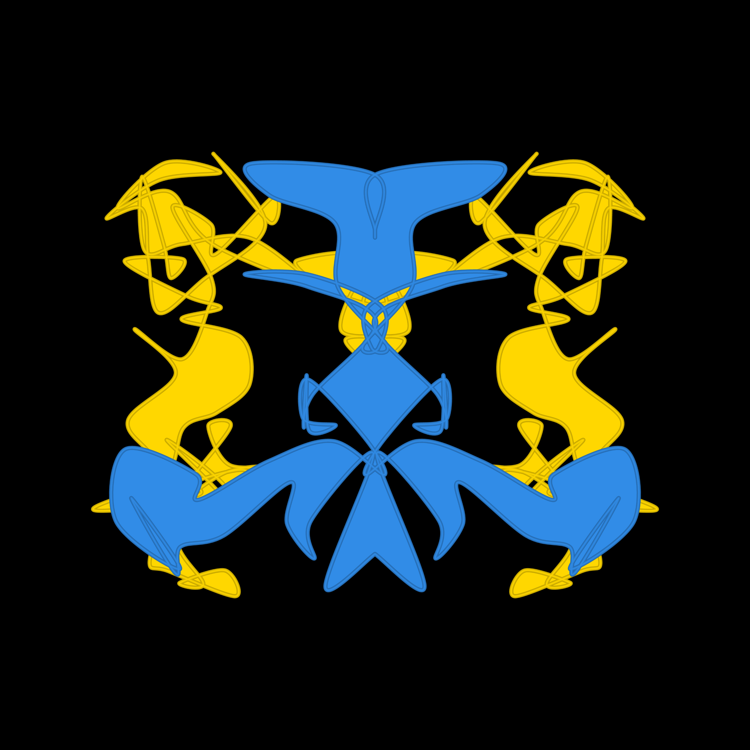 Art Blocks - Art Blocks v2 - Cryptoblots #612 - NFT # 3000612