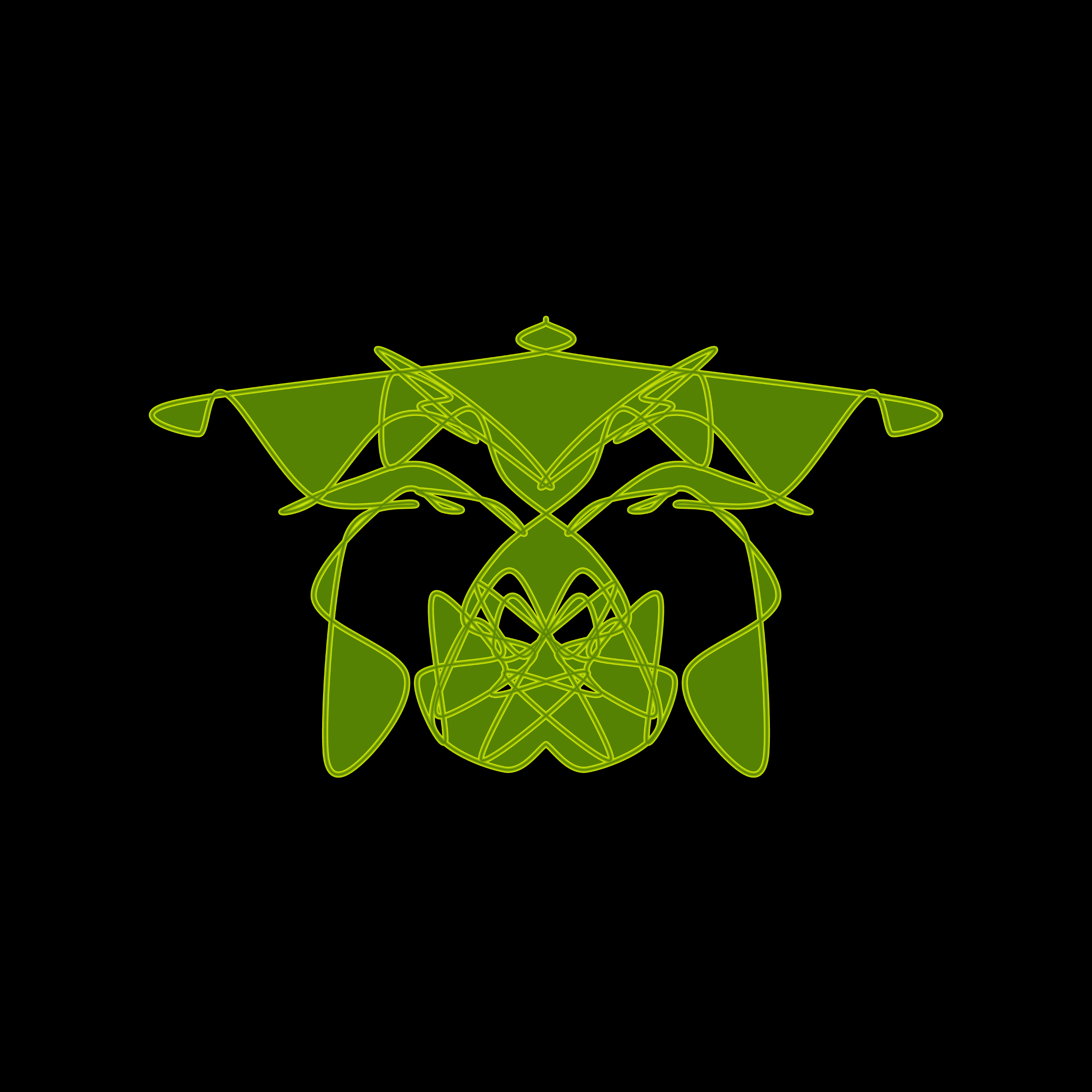 Art Blocks - Art Blocks v2 - Cryptoblots #624 - NFT # 3000624