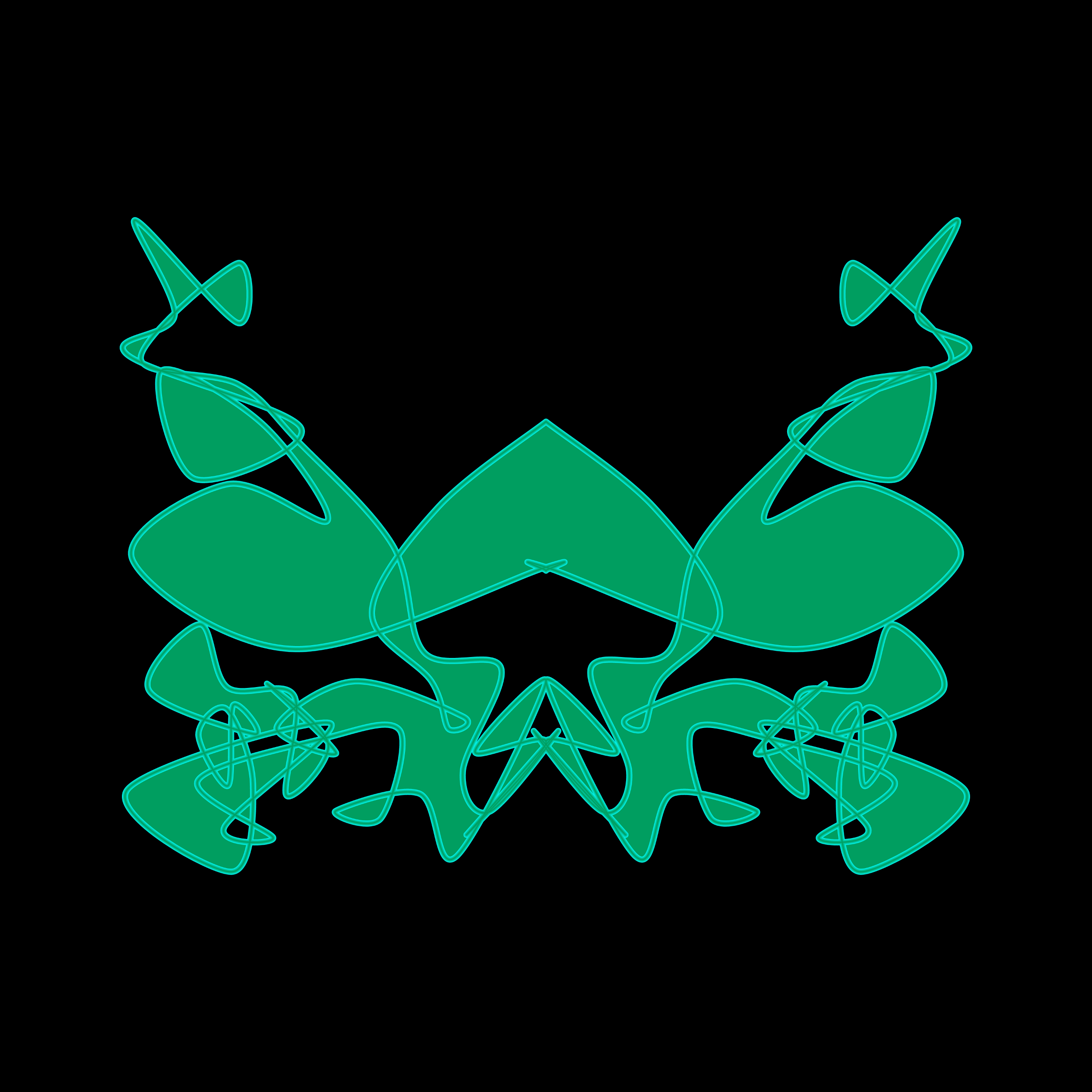 Art Blocks - Art Blocks v2 - Cryptoblots #633 - NFT # 3000633