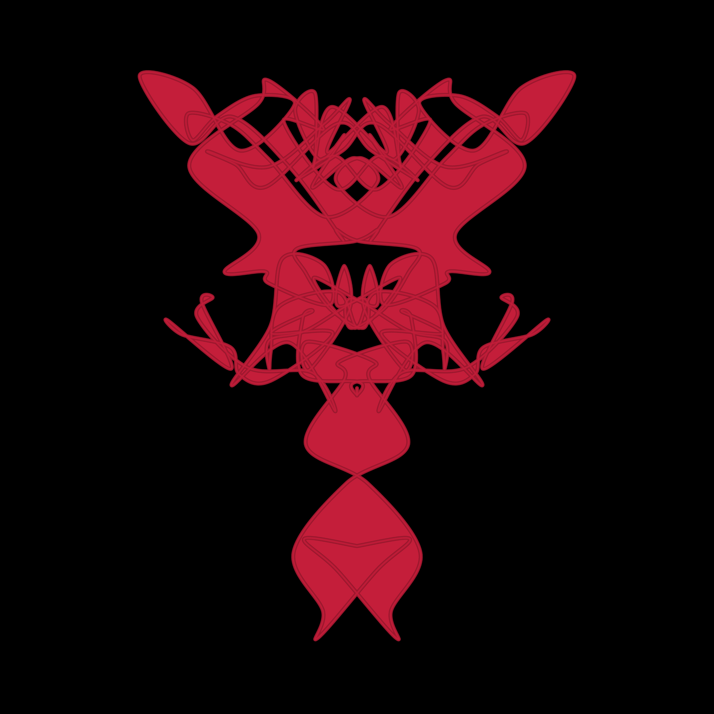 Art Blocks - Art Blocks v2 - Cryptoblots #638 - NFT # 3000638