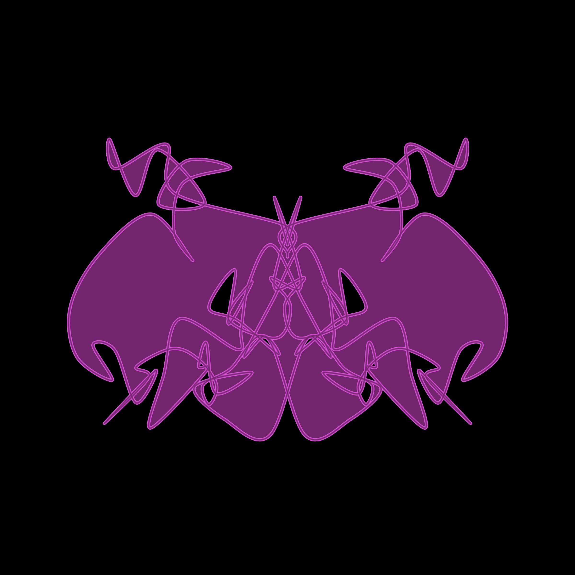 Art Blocks - Art Blocks v2 - Cryptoblots #643 - NFT # 3000643