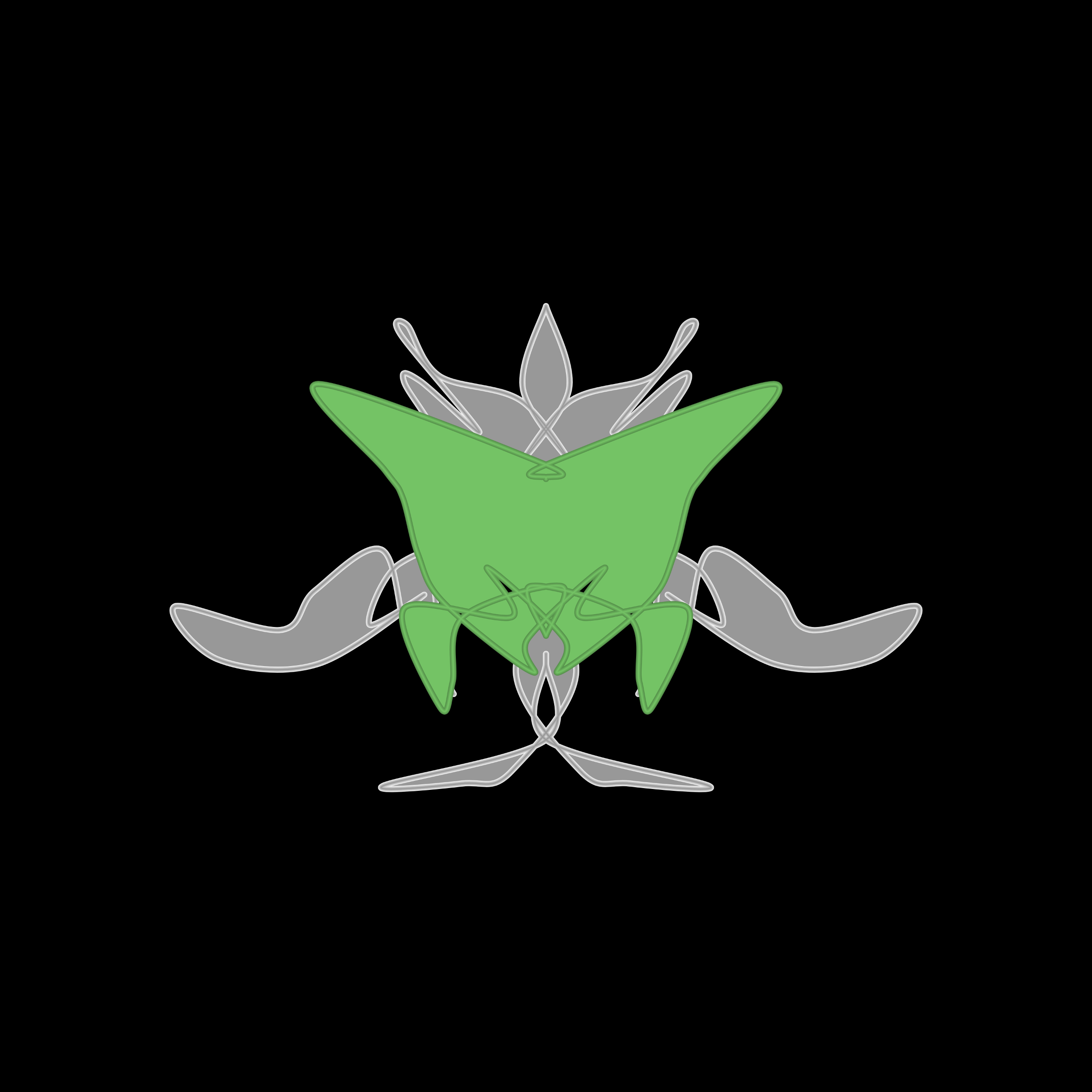 Art Blocks - Art Blocks v2 - Cryptoblots #646 - NFT # 3000646