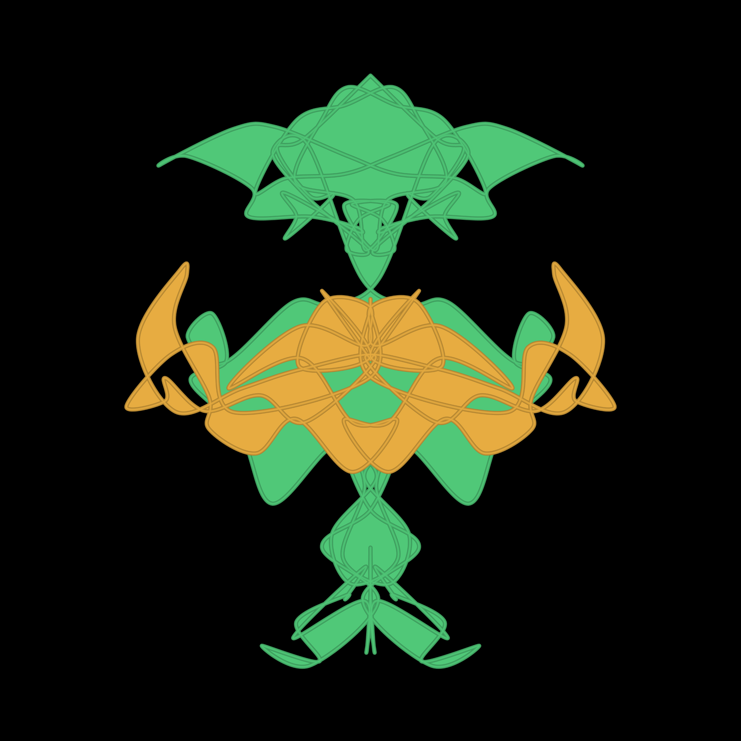 Art Blocks - Art Blocks v2 - Cryptoblots #651 - NFT # 3000651