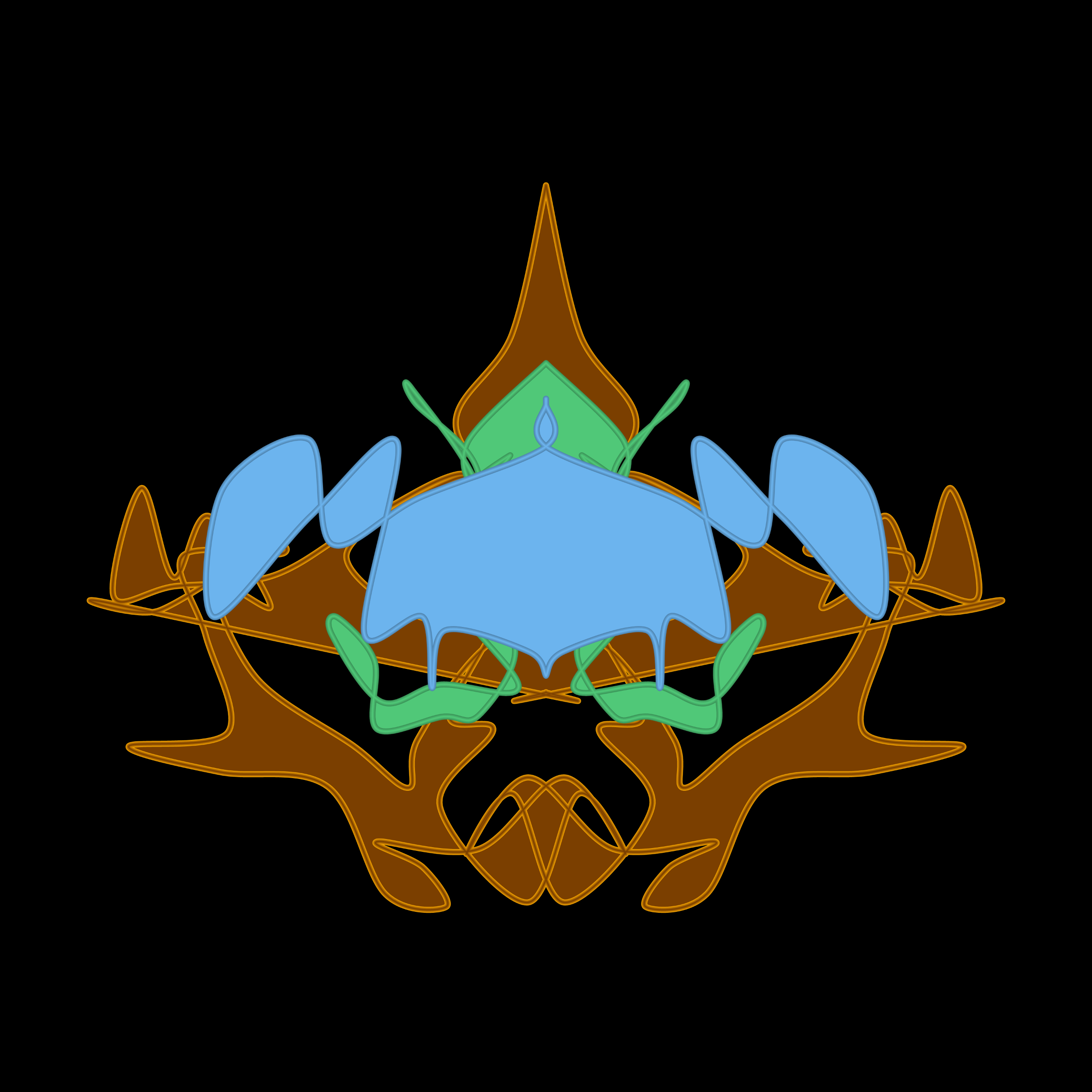 Art Blocks - Art Blocks v2 - Cryptoblots #656 - NFT # 3000656