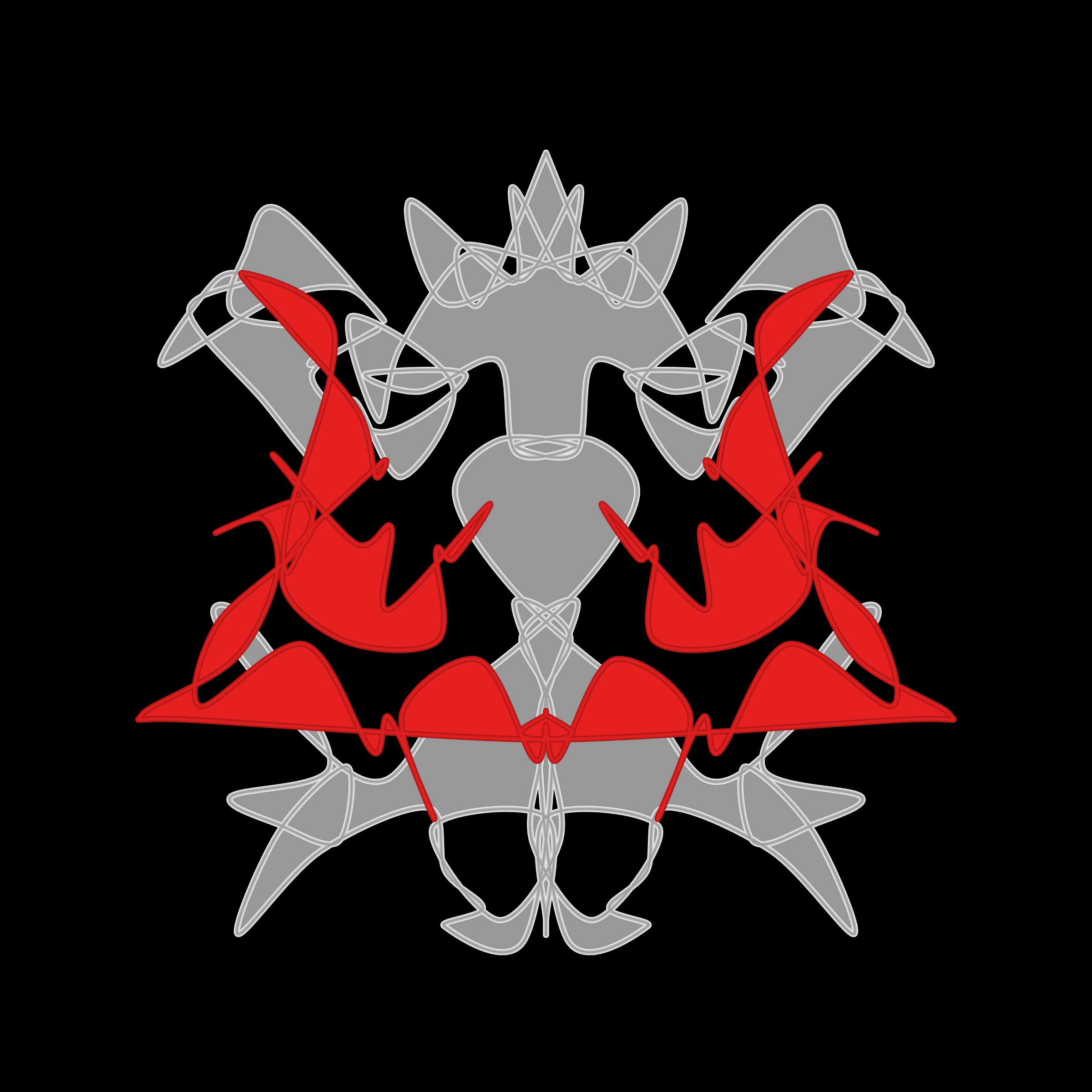 Art Blocks - Art Blocks v2 - Cryptoblots #658 - NFT # 3000658