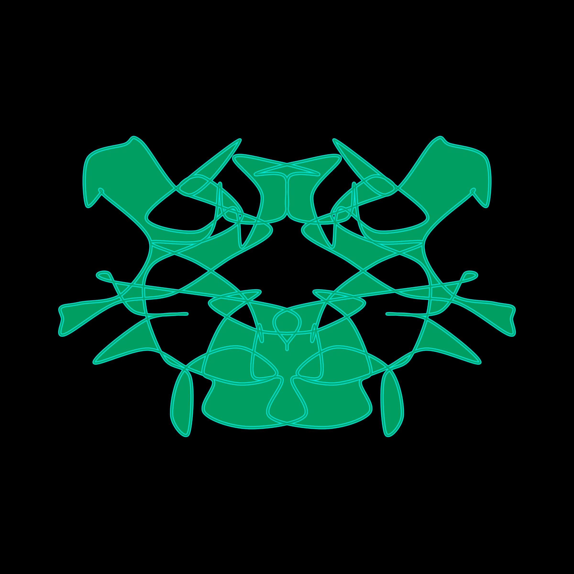 Art Blocks - Art Blocks v2 - Cryptoblots #661 - NFT # 3000661