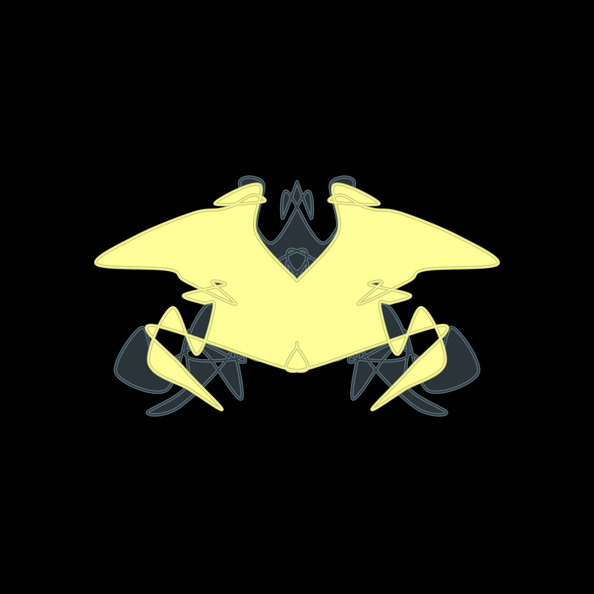 Art Blocks - Art Blocks v2 - Cryptoblots #662 - NFT # 3000662