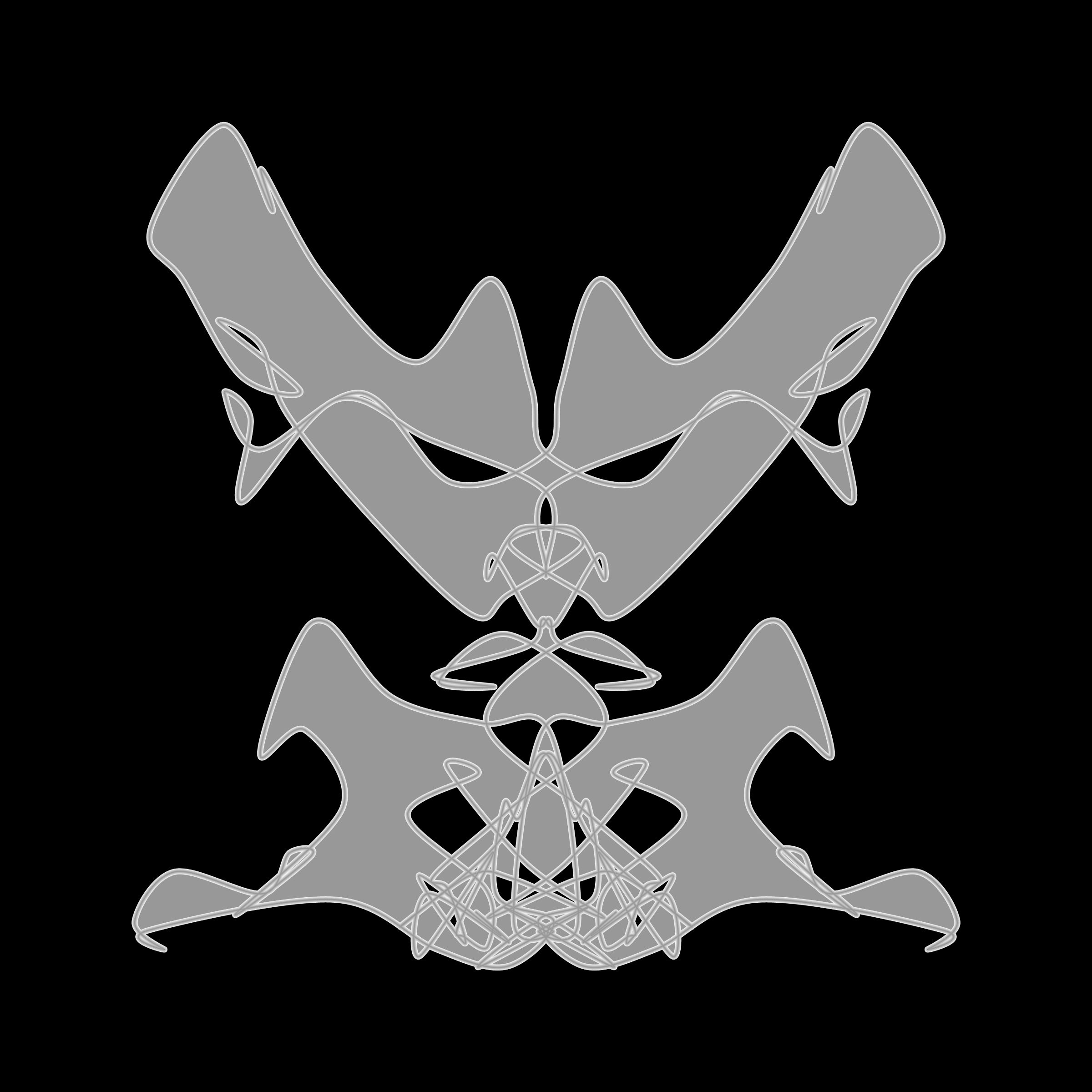 Art Blocks - Art Blocks v2 - Cryptoblots #665 - NFT # 3000665