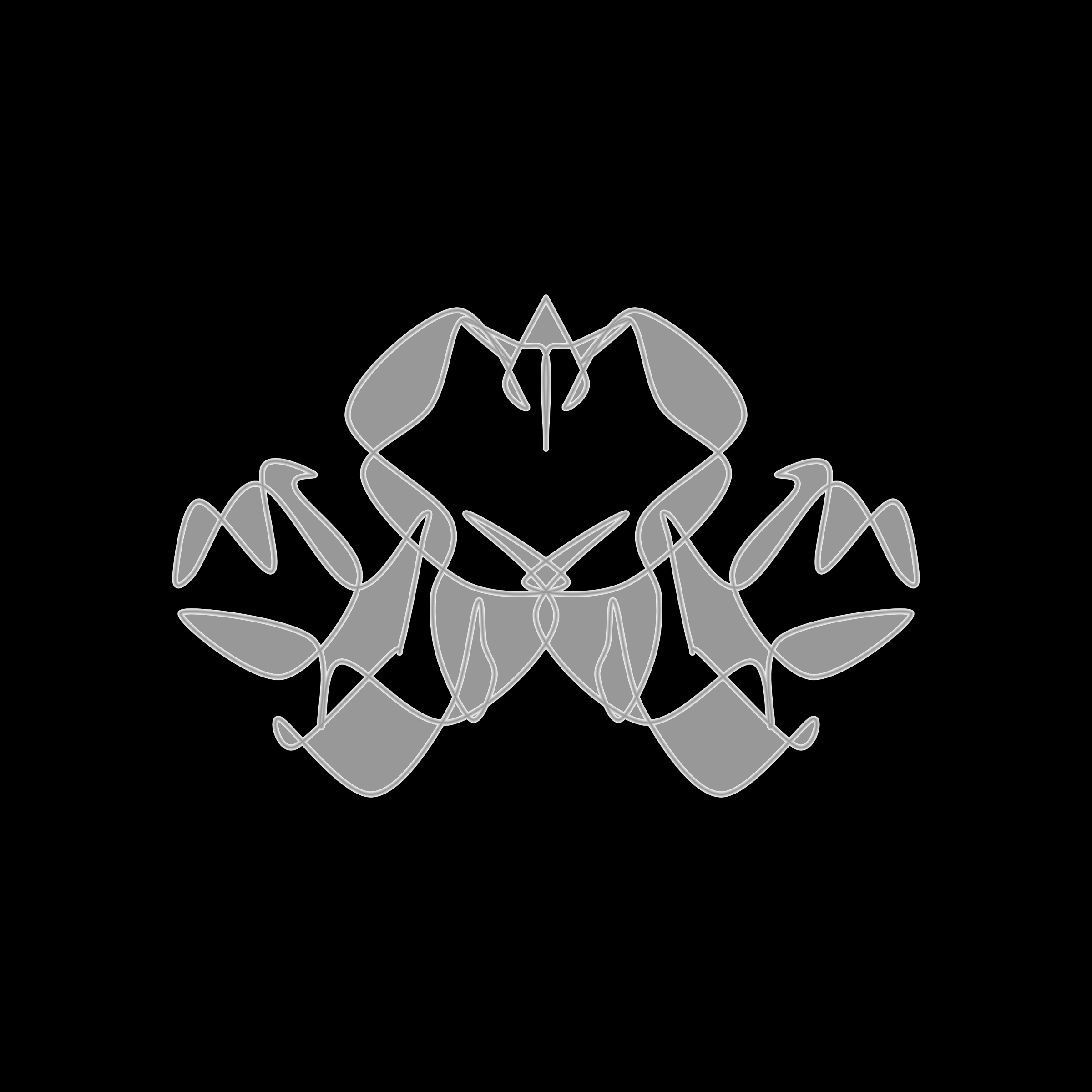 Art Blocks - Art Blocks v2 - Cryptoblots #667 - NFT # 3000667