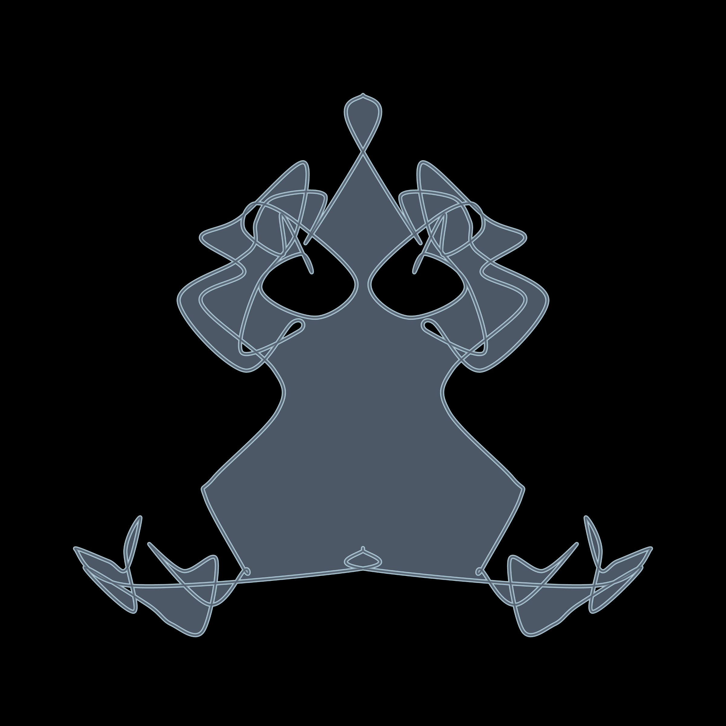 Art Blocks - Art Blocks v2 - Cryptoblots #668 - NFT # 3000668