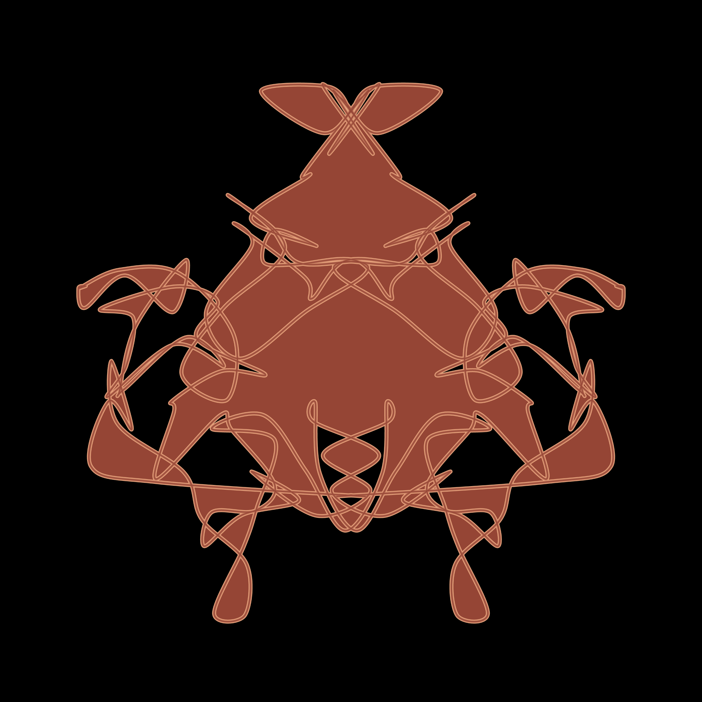 Art Blocks - Art Blocks v2 - Cryptoblots #671 - NFT # 3000671