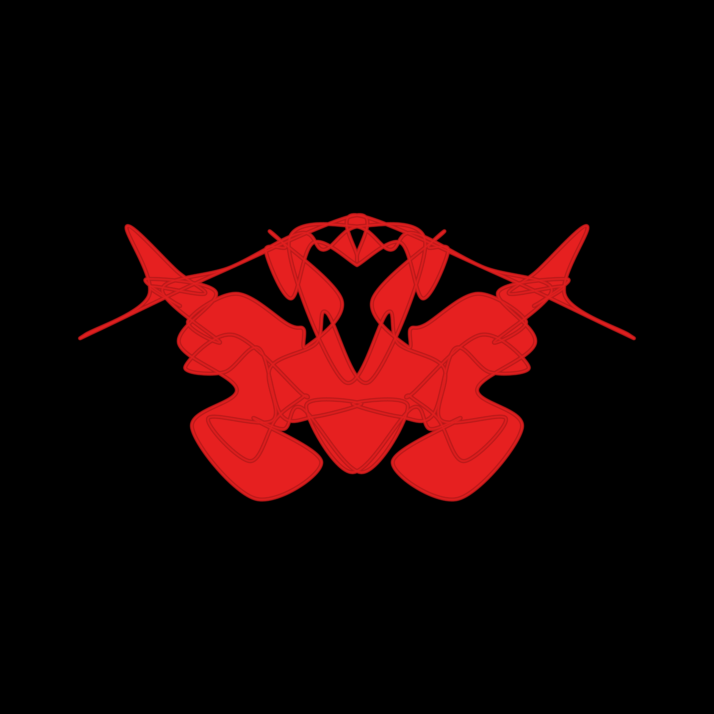 Art Blocks - Art Blocks v2 - Cryptoblots #672 - NFT # 3000672