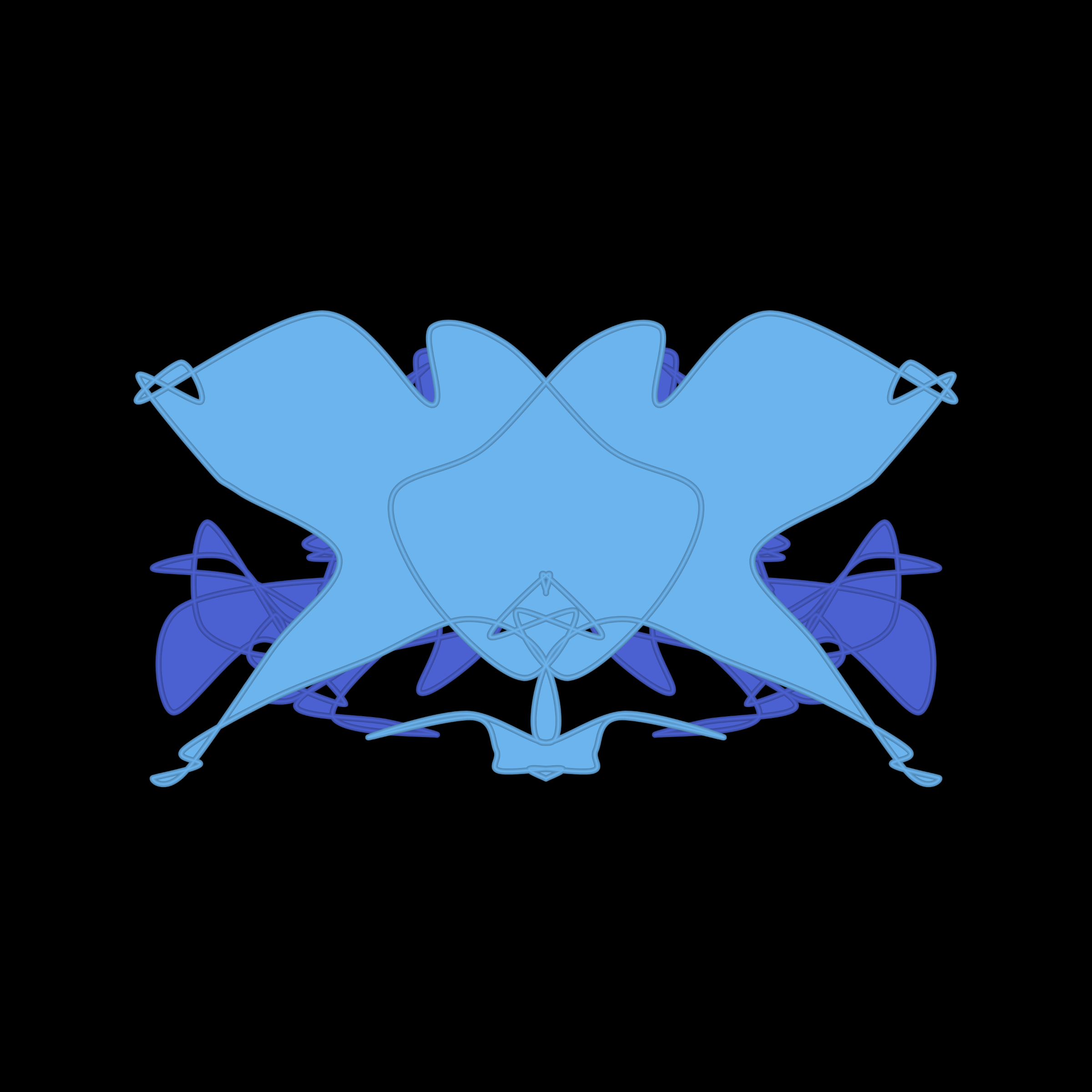 Art Blocks - Art Blocks v2 - Cryptoblots #675 - NFT # 3000675