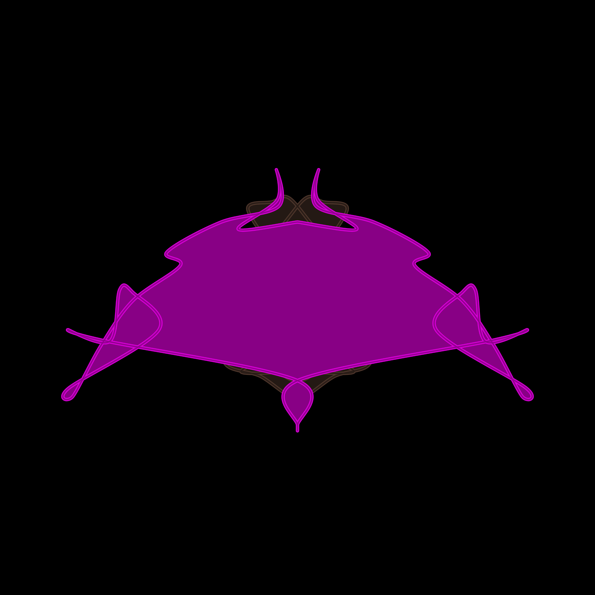 Art Blocks - Art Blocks v2 - Cryptoblots #677 - NFT # 3000677